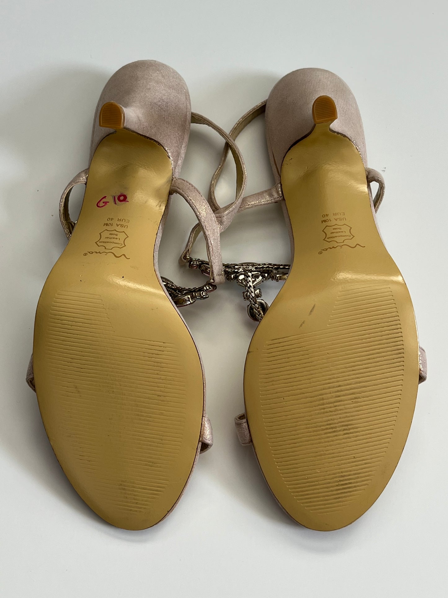 Vintage Nina Jewel Embellished Strappy Heels