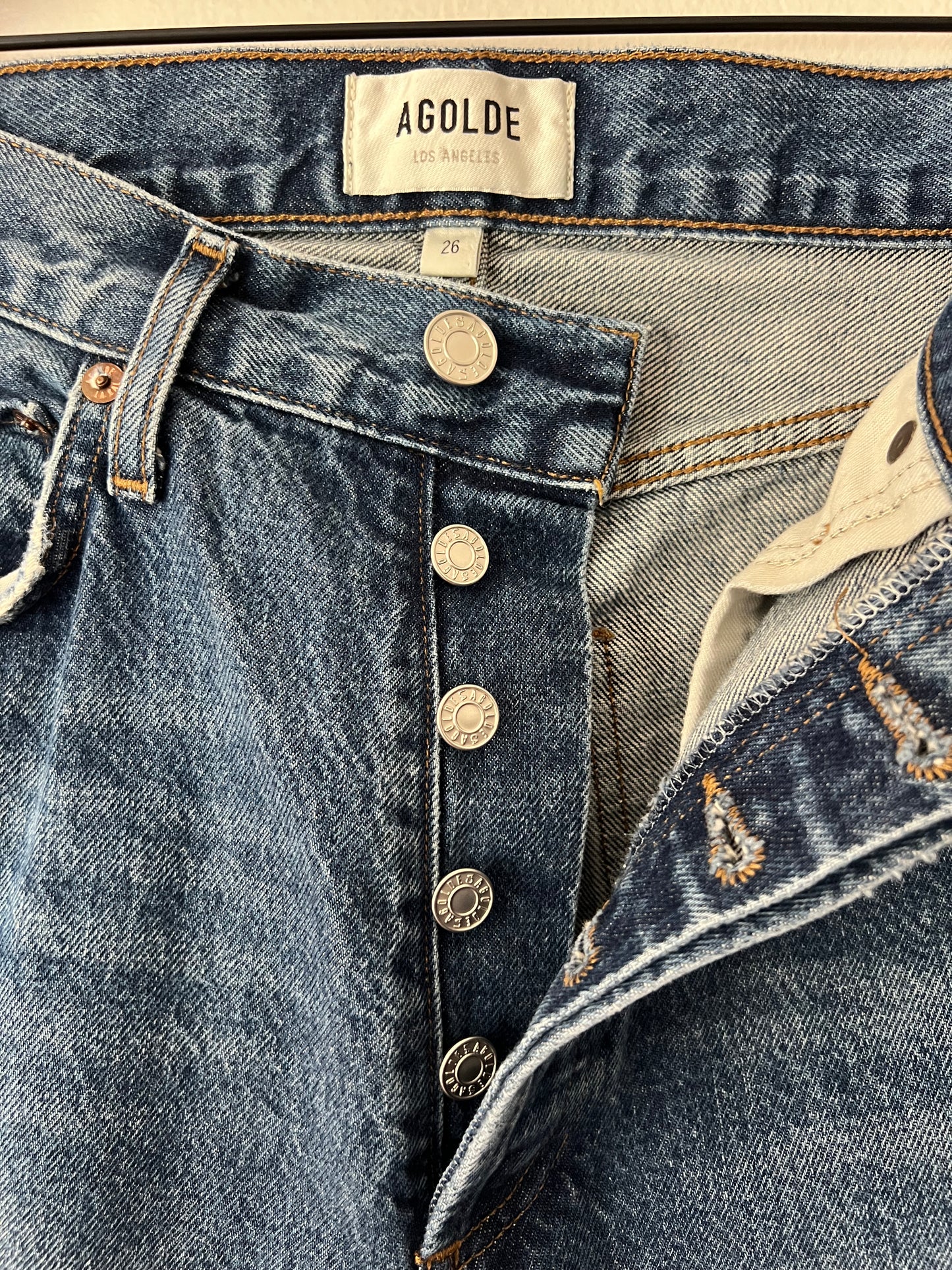 AGOLDE 90s Pinch Waist High-Rise Straight Jeans