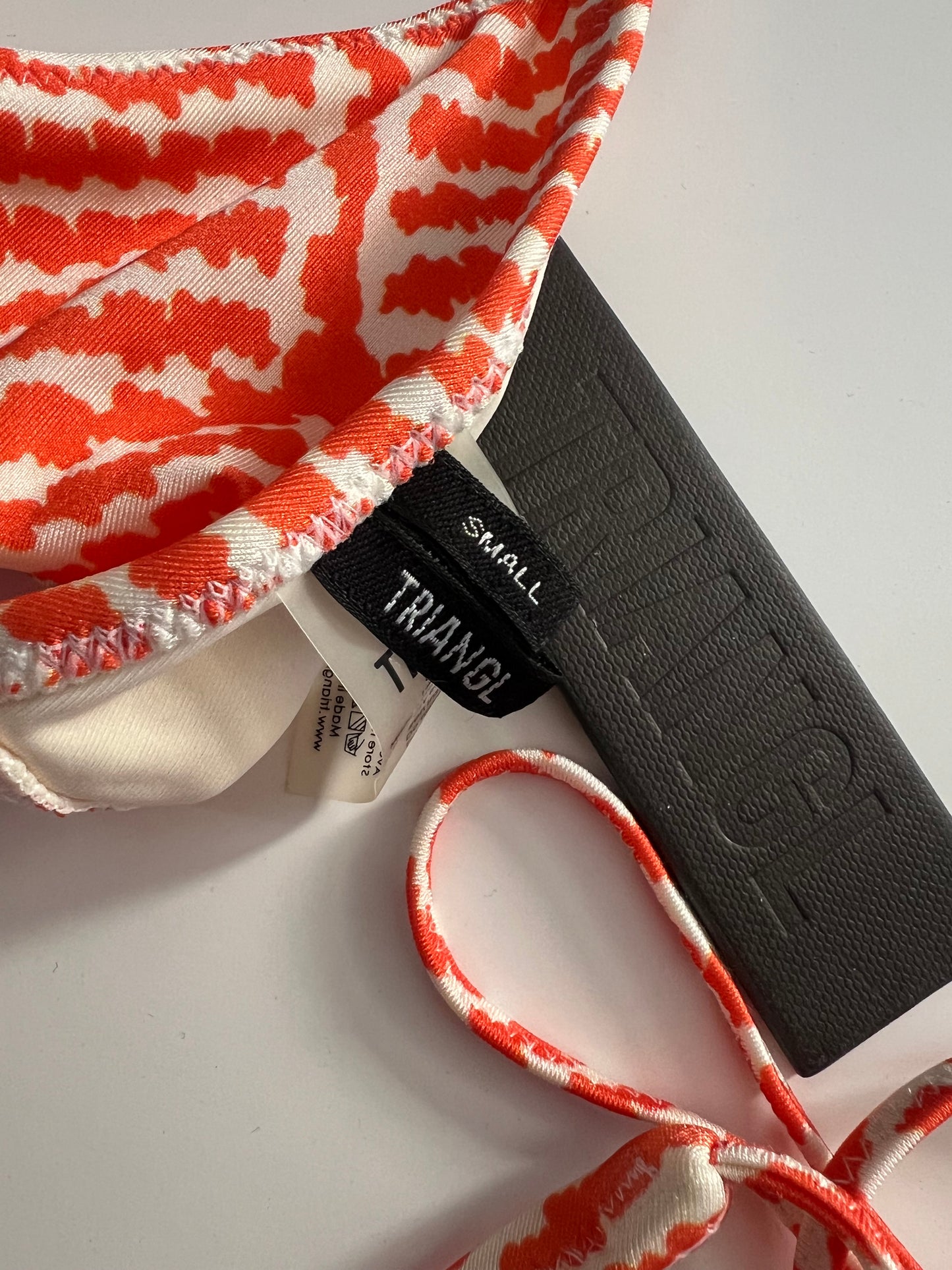 Triangl Vinca Perre Orange Print Bikini Set