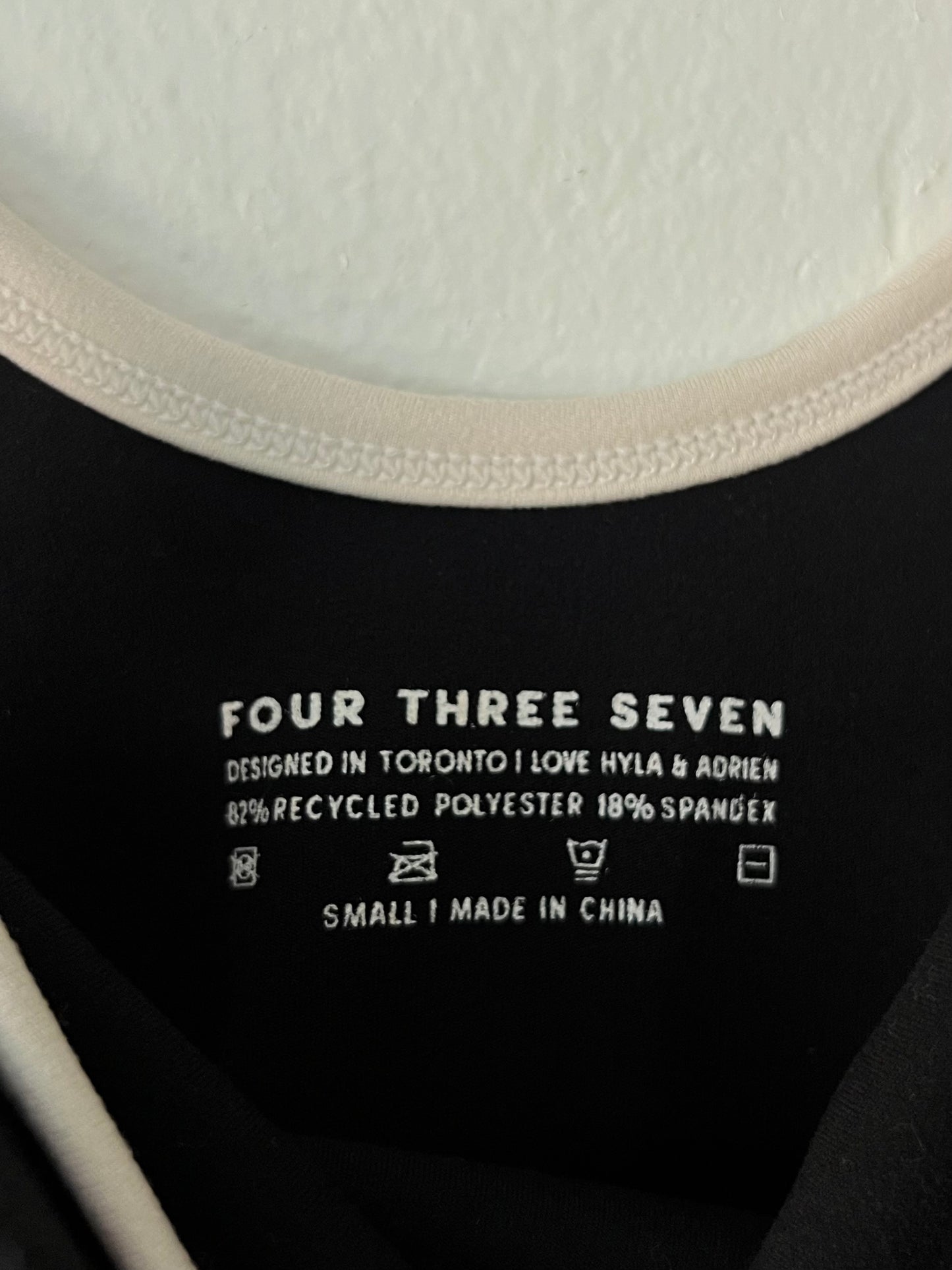 437 The Onesie in Black & Cream