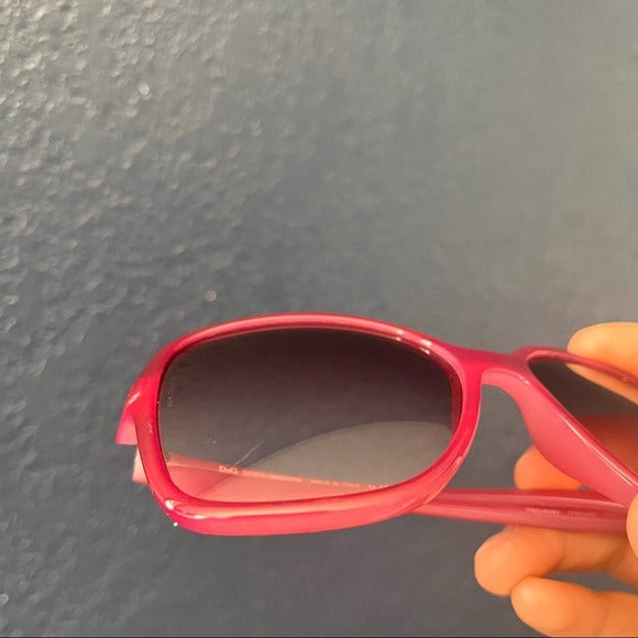 Dolce & Gabbana Pink Oversized Sunglasses