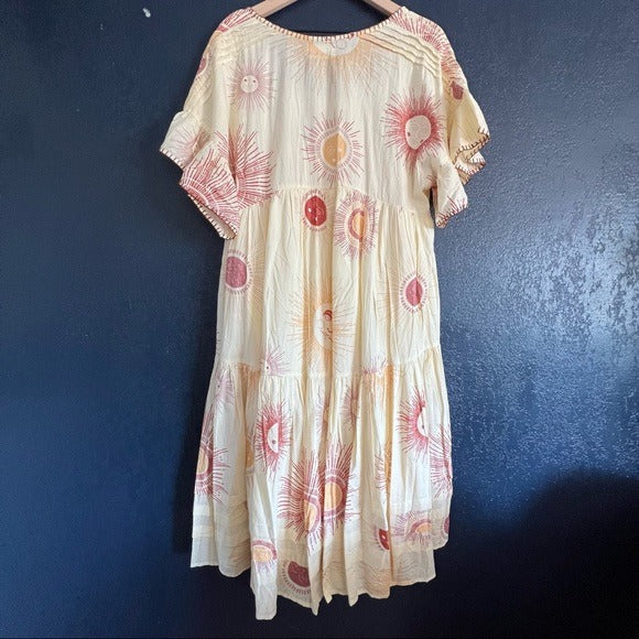 Urban Outfitters Total Eclipse Printed Midi Dress