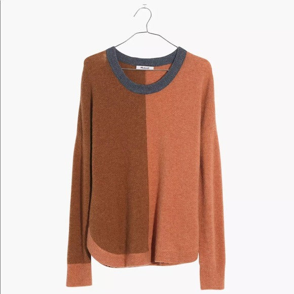Madewell Westlake Colorblock Pullover Sweater
