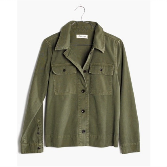 Madewell Northward Cropped Army Jacket