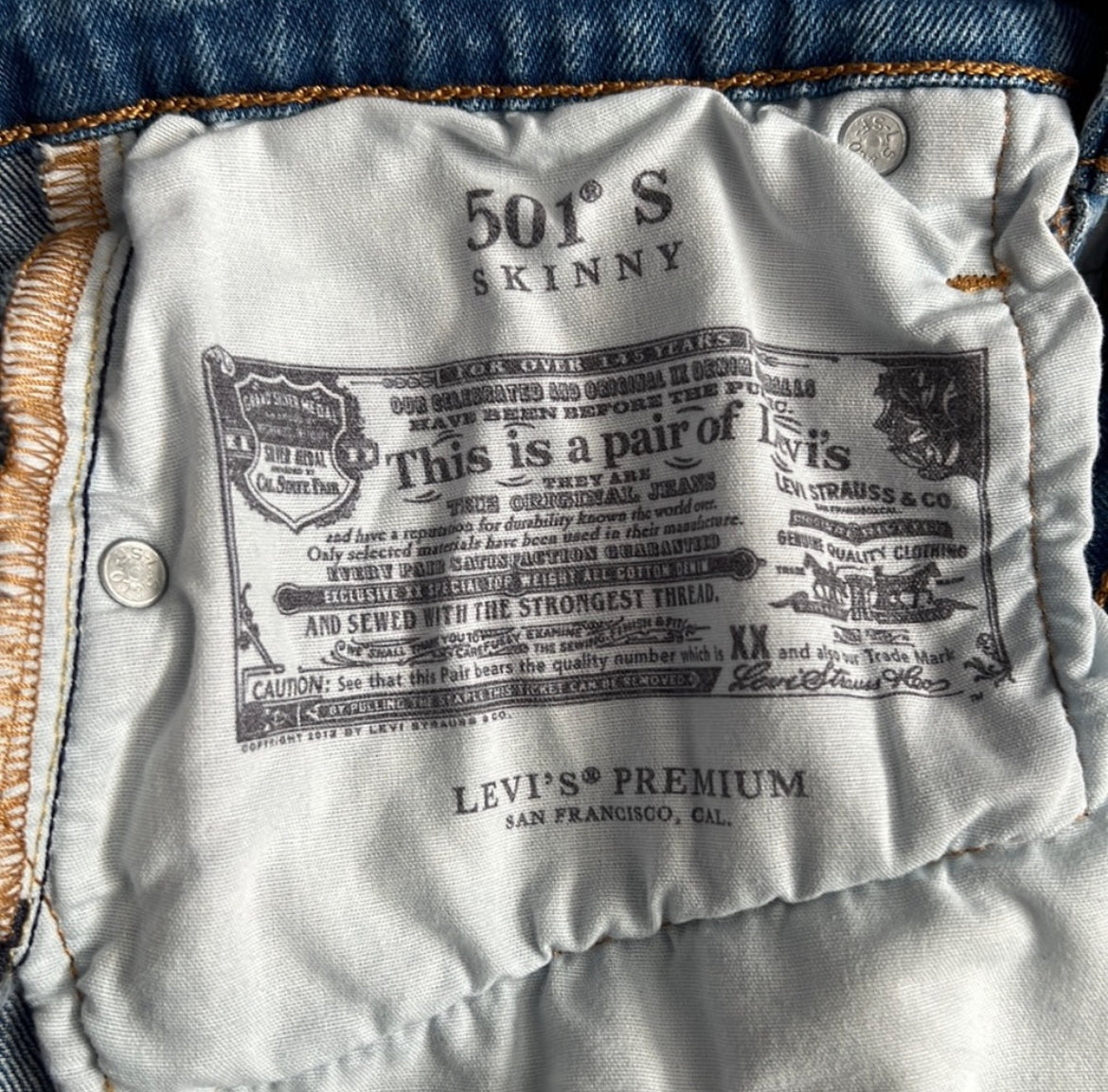 Levi’s 501 Skinny Jean