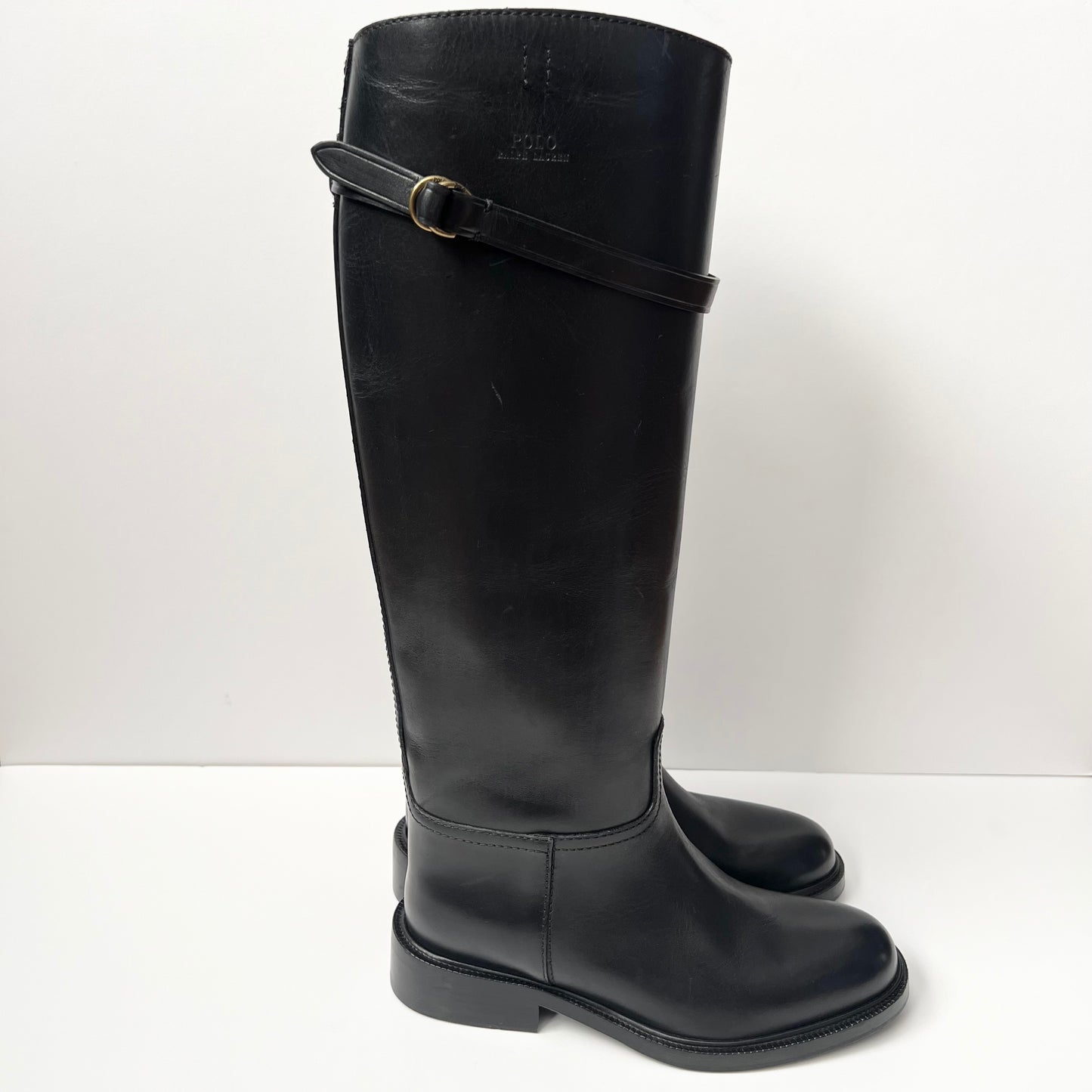 Polo Ralph Lauren Calfskin Tall Riding Boot