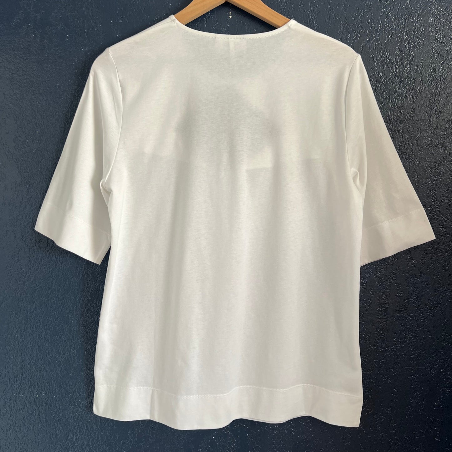 GANNI Twist Front Cotton Jersey Tee