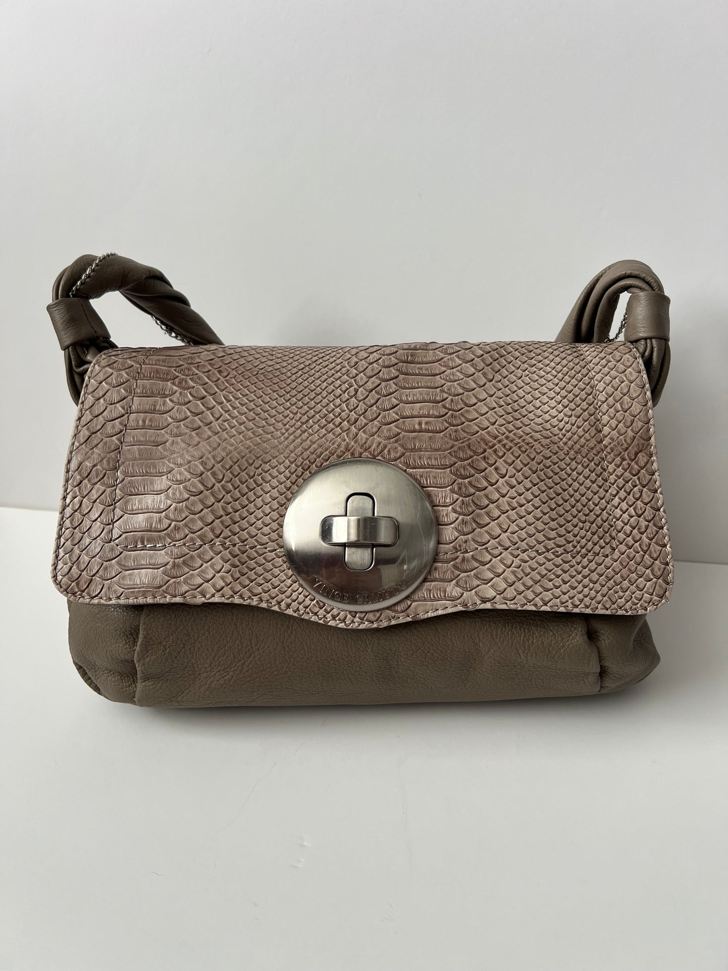 Vince Camuto Crocodile Embossed Shoulder Purse