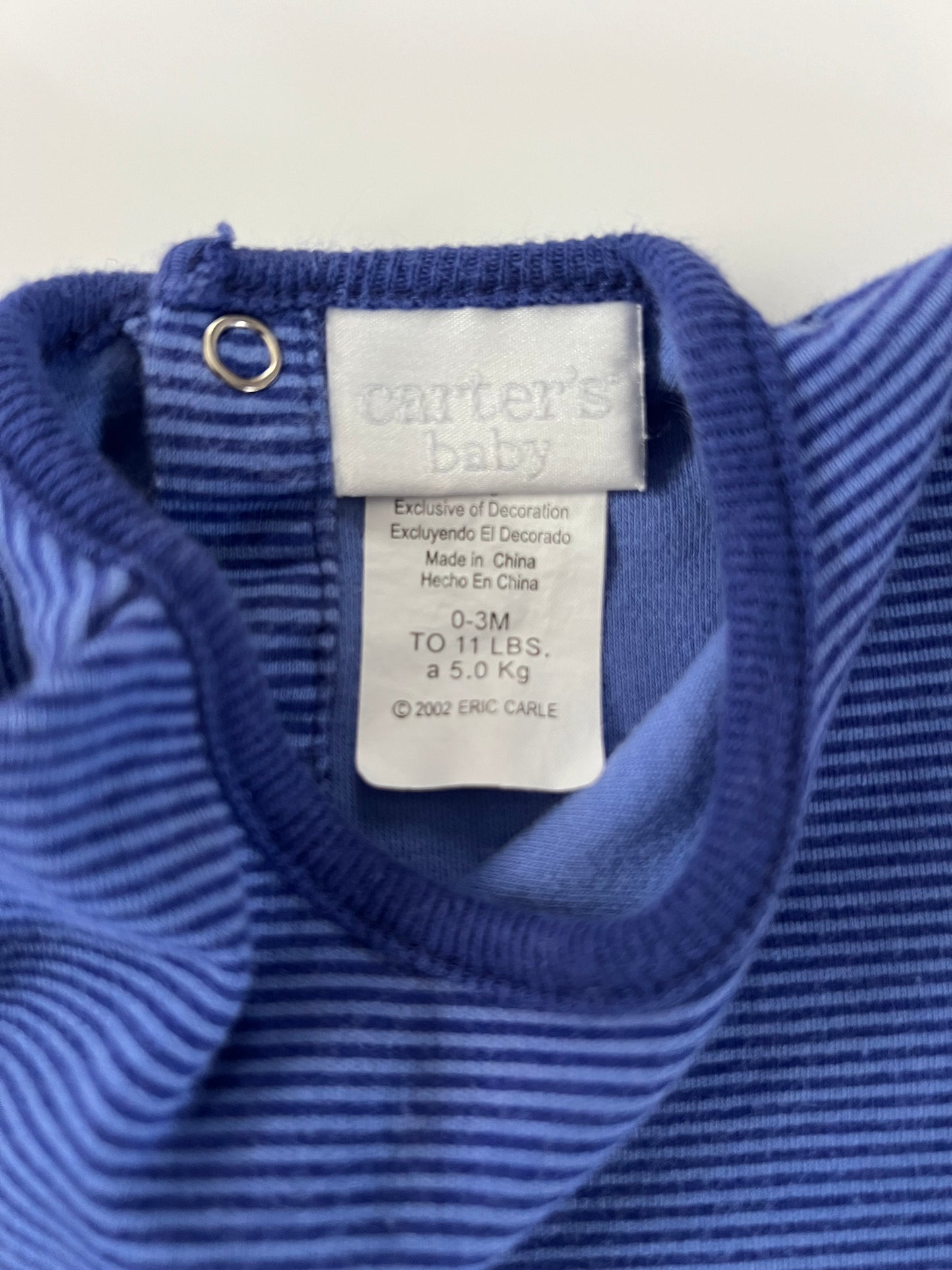 Vintage Carter’s Baby Eric Carle “The Very Hungry Caterpillar” Overall Set