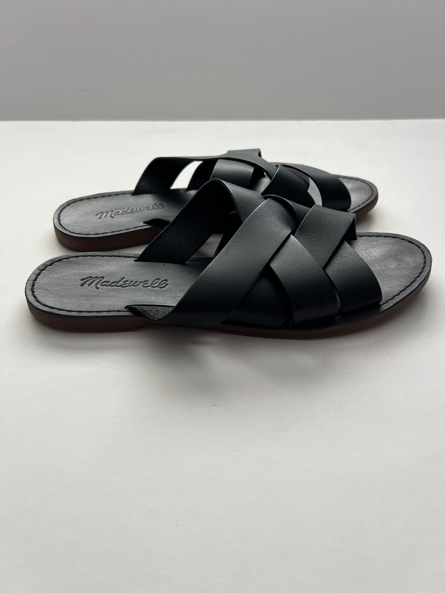 Madewell The Boardwalk Woven Slide Sandals