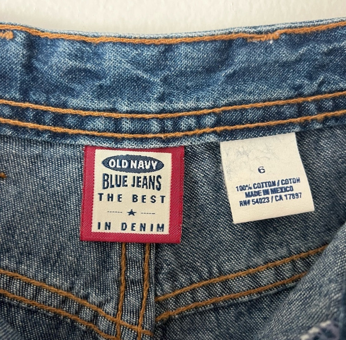 Vintage Old Navy Patch Pocket Denim Shorts