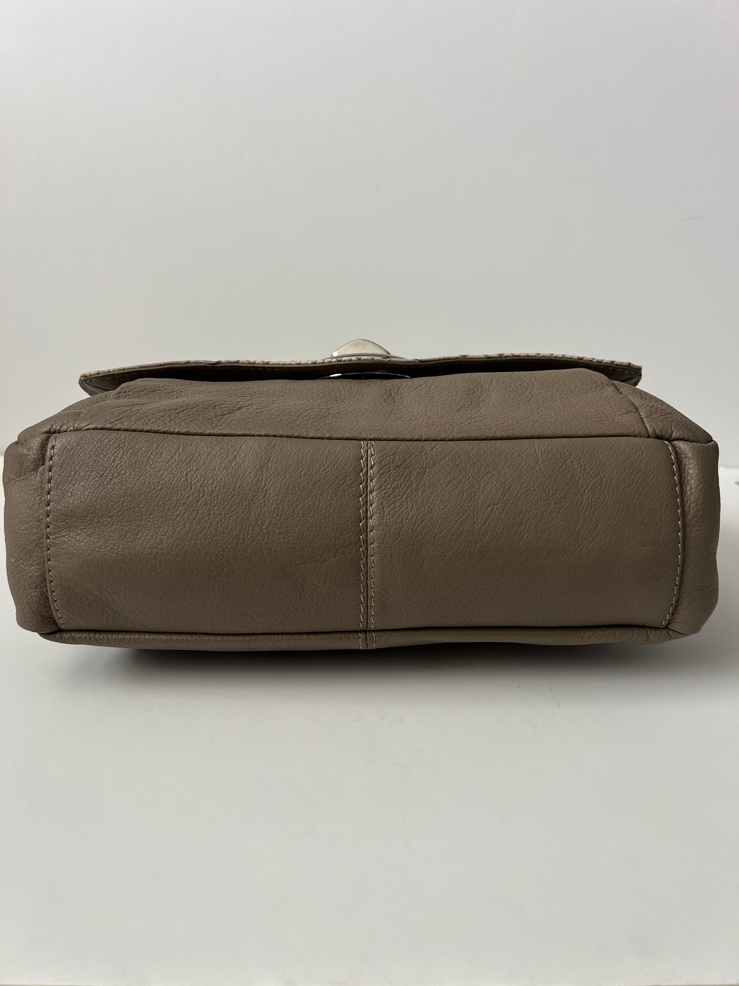 Vince Camuto Crocodile Embossed Shoulder Purse