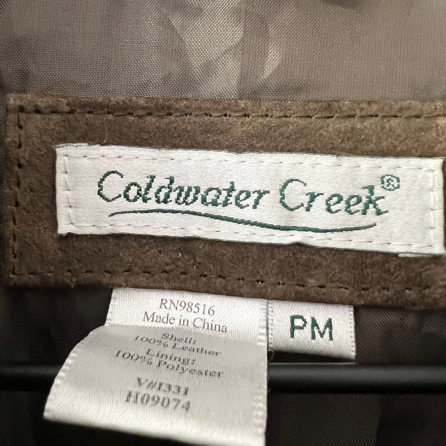 Coldwater Creek Vintage Leather Jacket