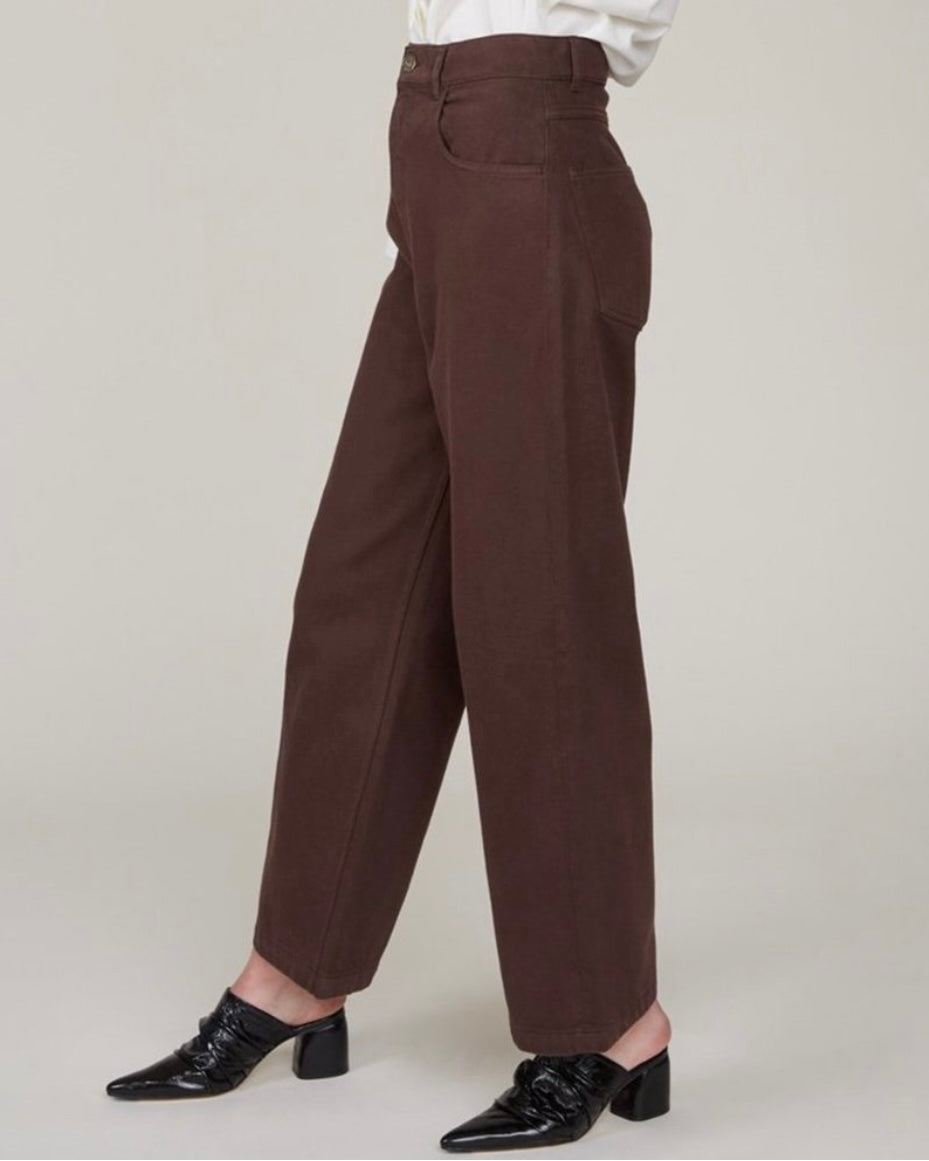 Nanushka High-Rise Wide-Leg Jeans