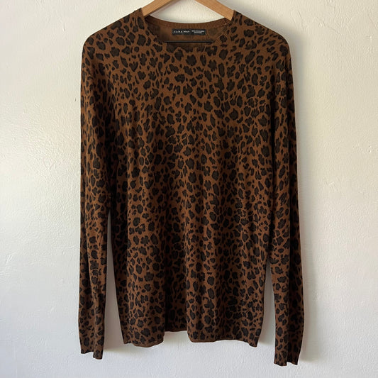 Zara Leopard Print Sweater