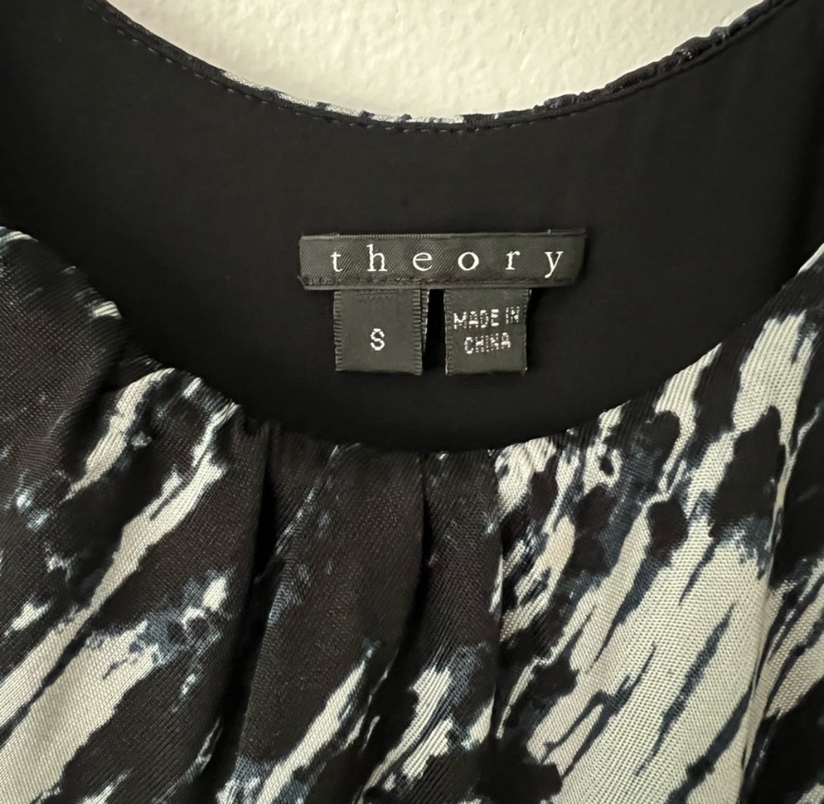 Theory Etta Storm Cloud Cocktail Dress