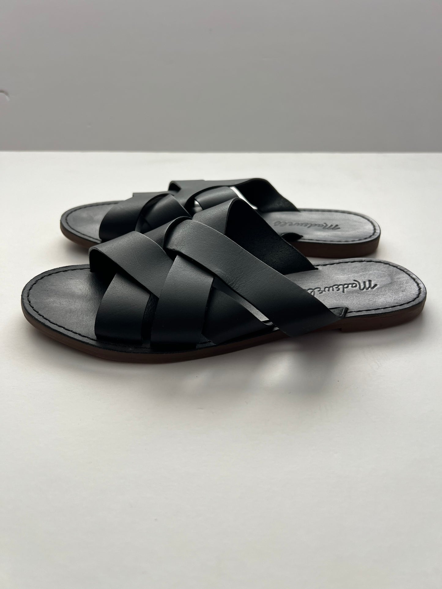 Madewell The Boardwalk Woven Slide Sandals
