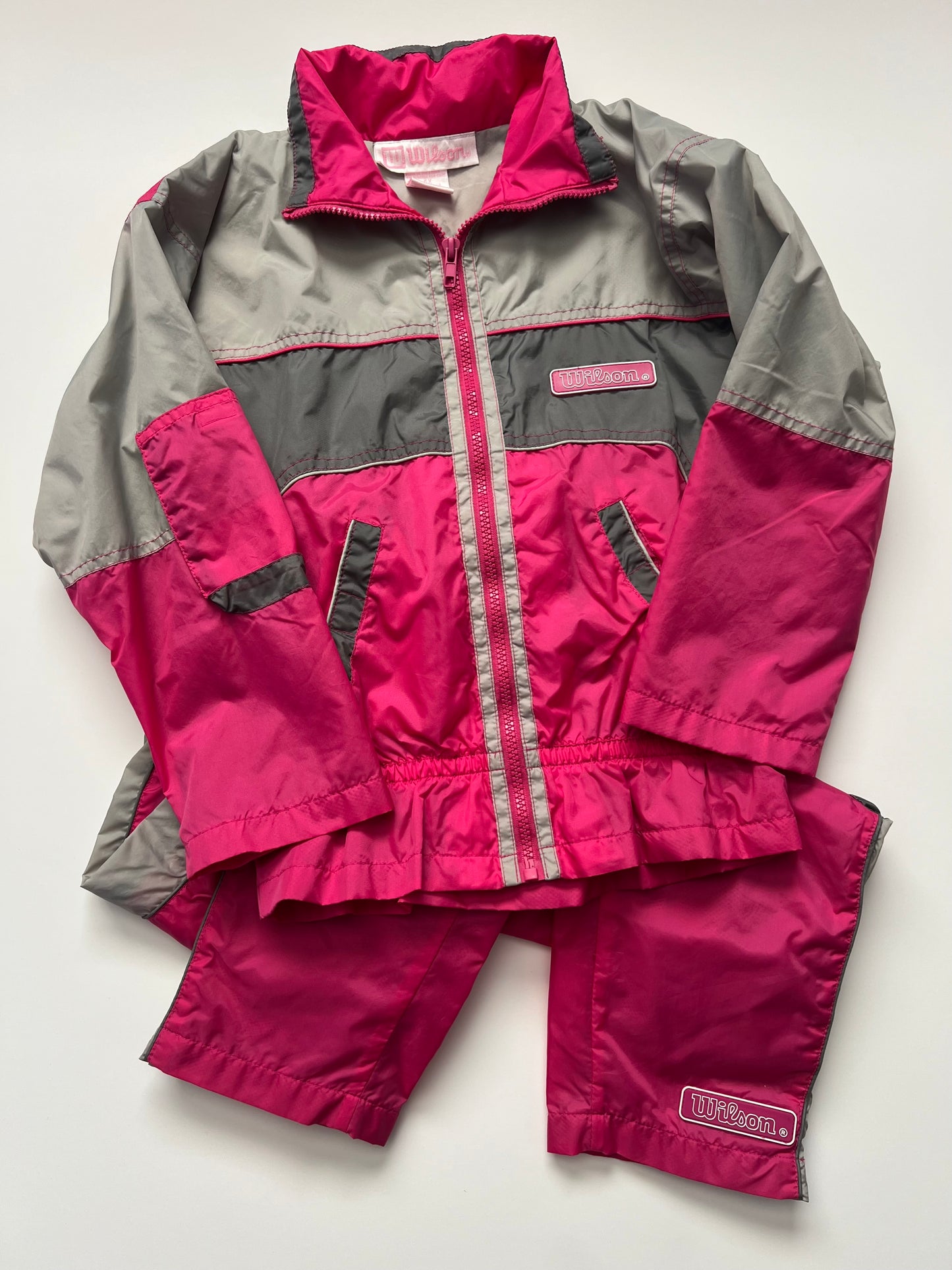 Vintage Wilson Windbreaker Set