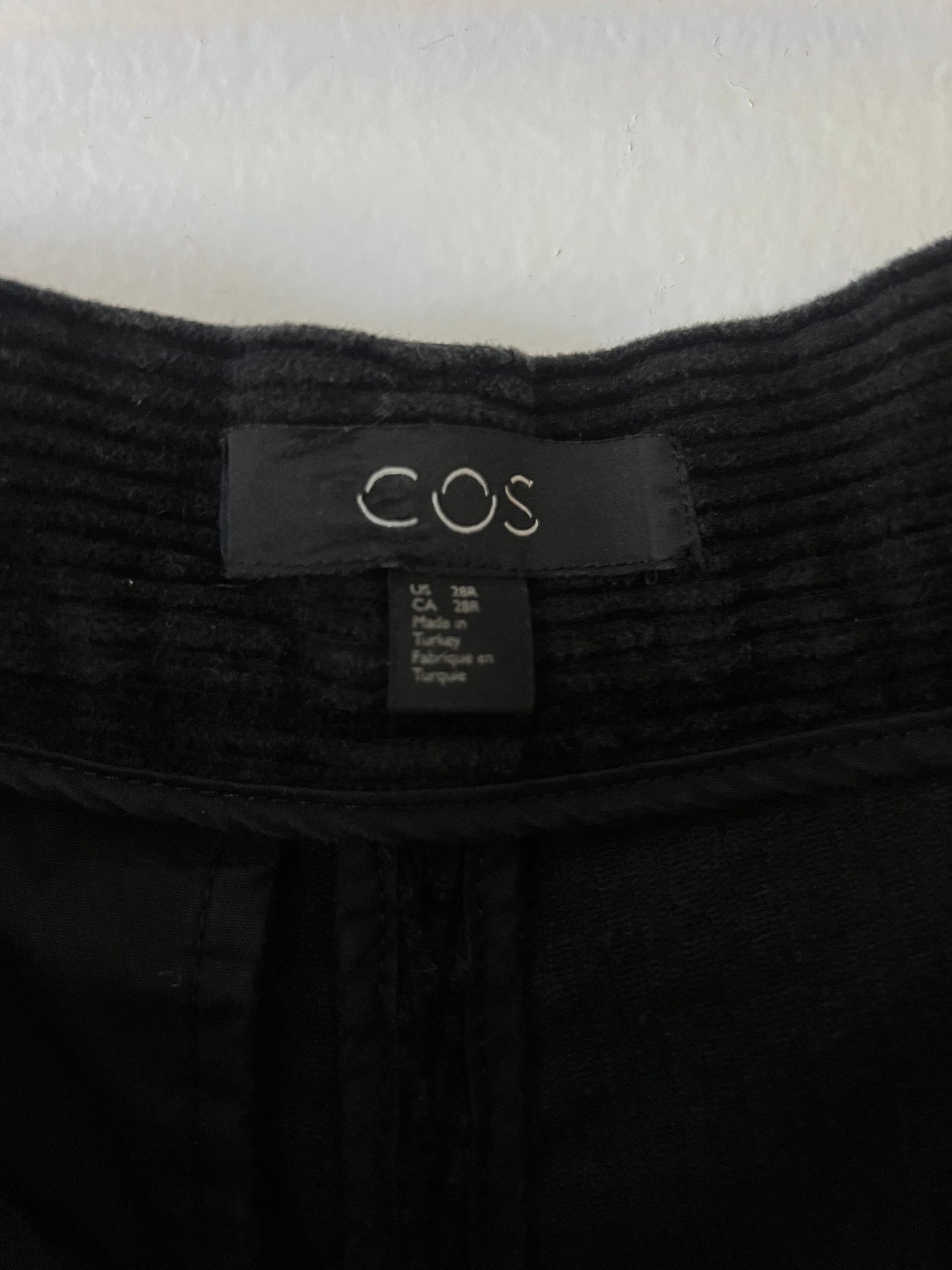 COS Corduroy Tapered Cropped Pants