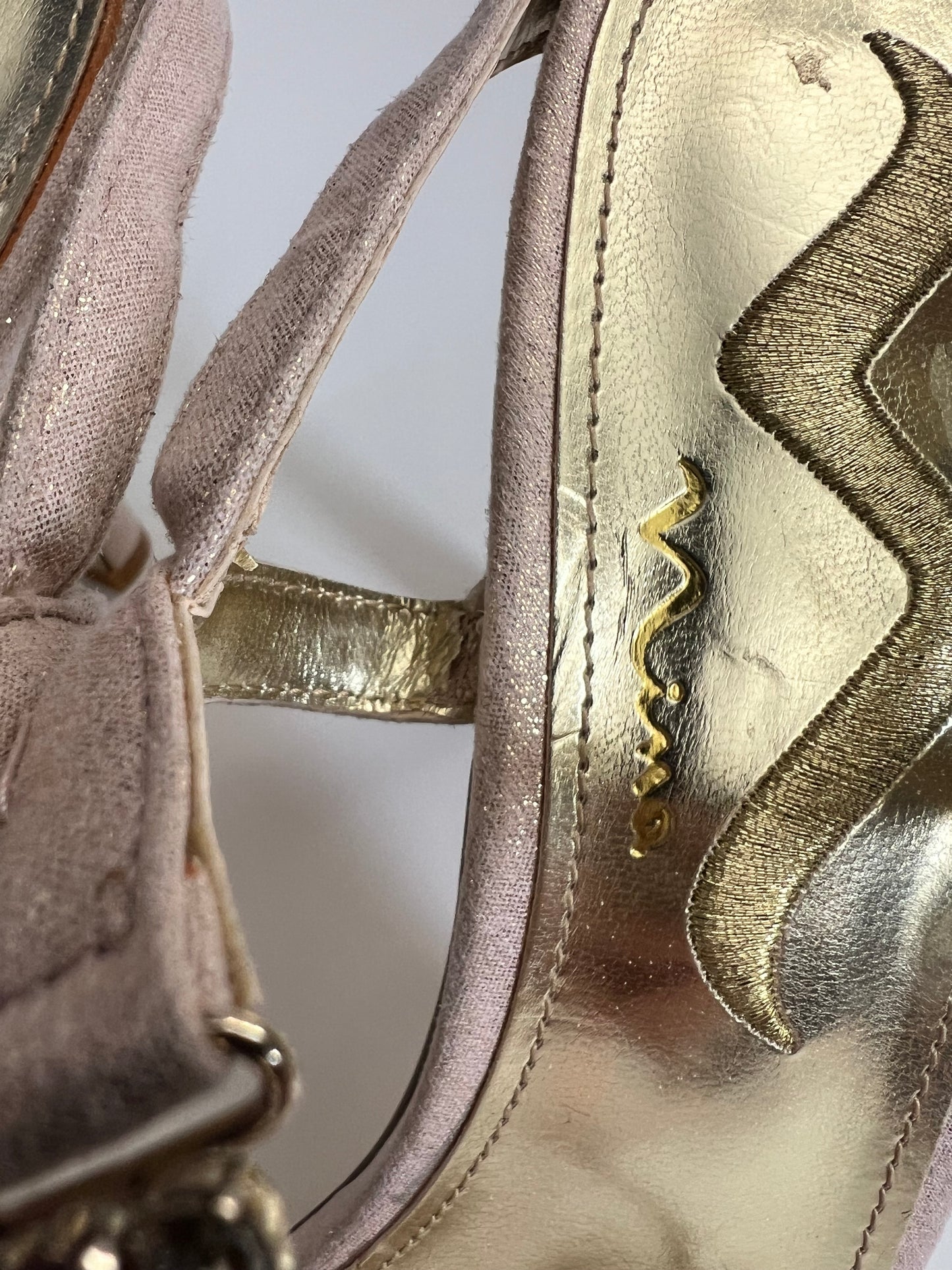 Vintage Nina Jewel Embellished Strappy Heels