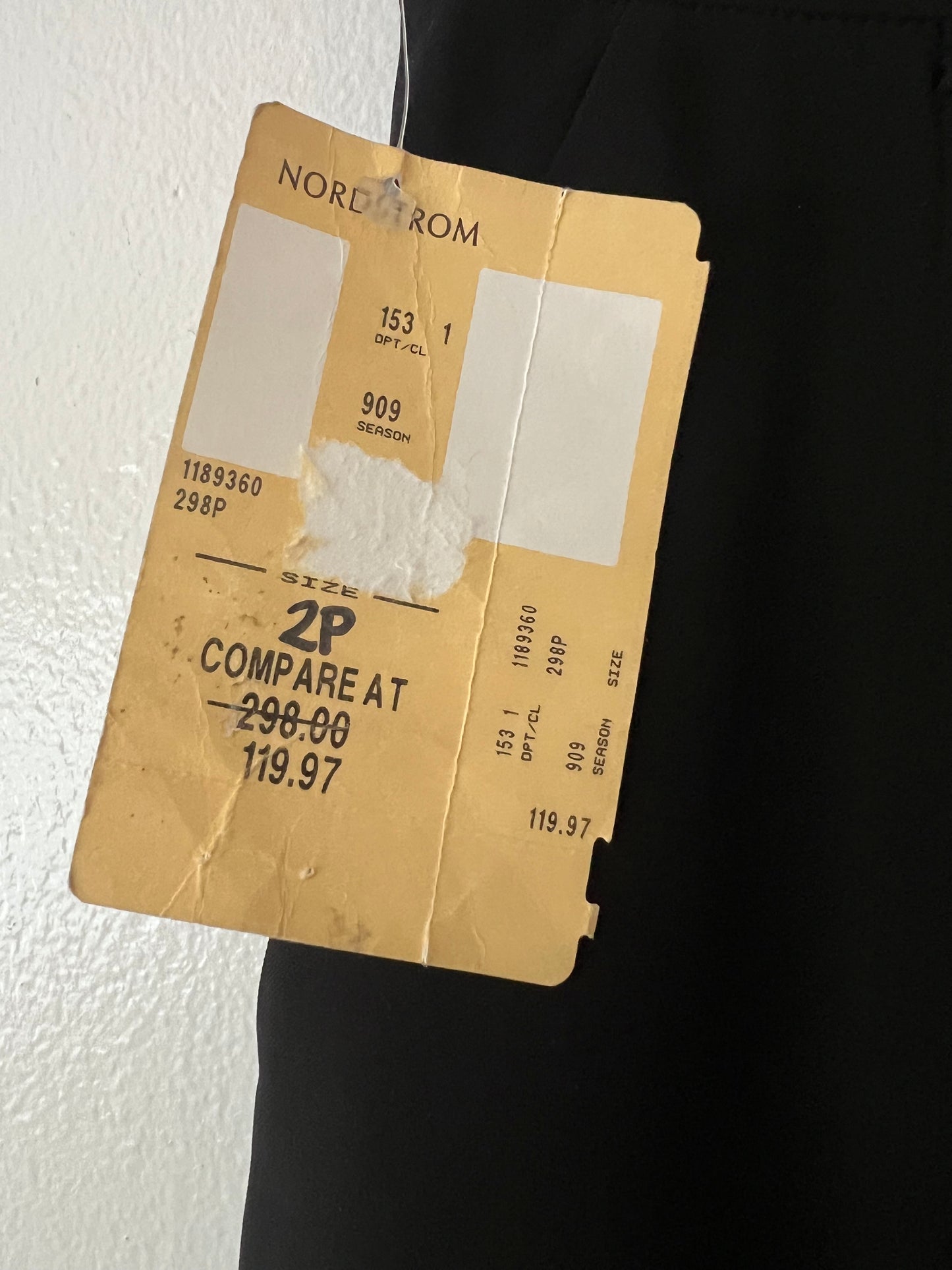 Vintage Emanuel Ungaro Petite Black Slacks