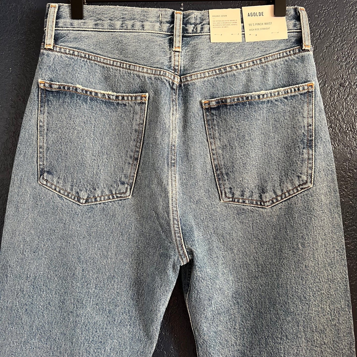 Agolde 90's Pinch Waist High Rise Straight Jeans