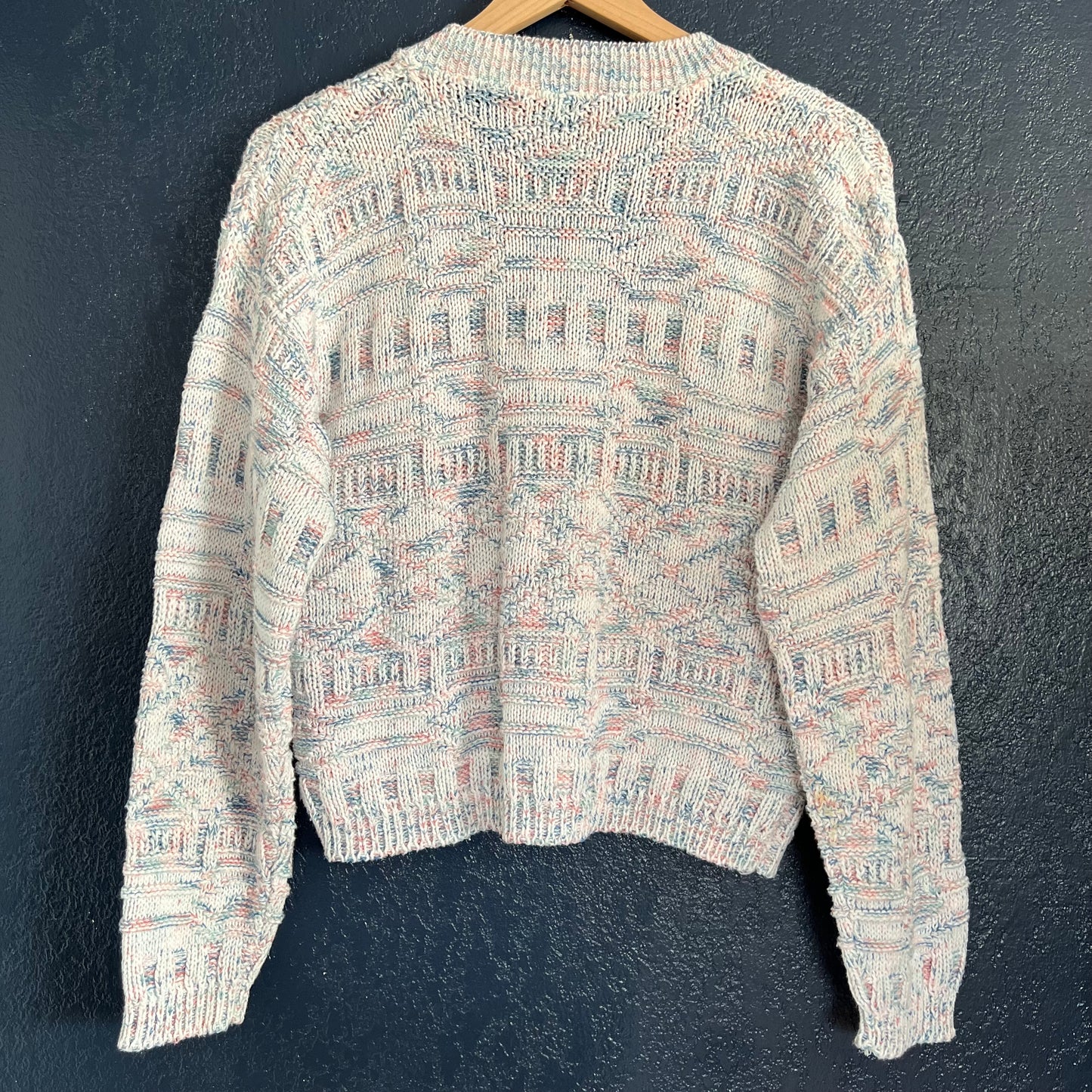 Star Cody Vintage V-neck Cotton Cable-knit Sweater