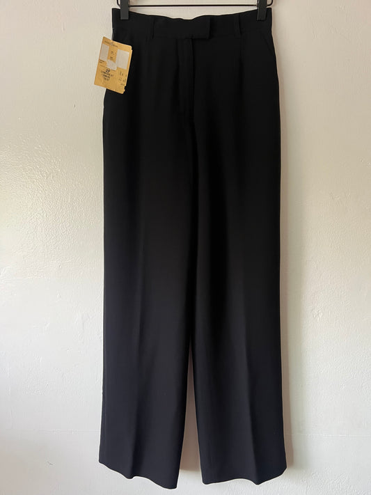 Vintage Emanuel Ungaro Petite Black Slacks