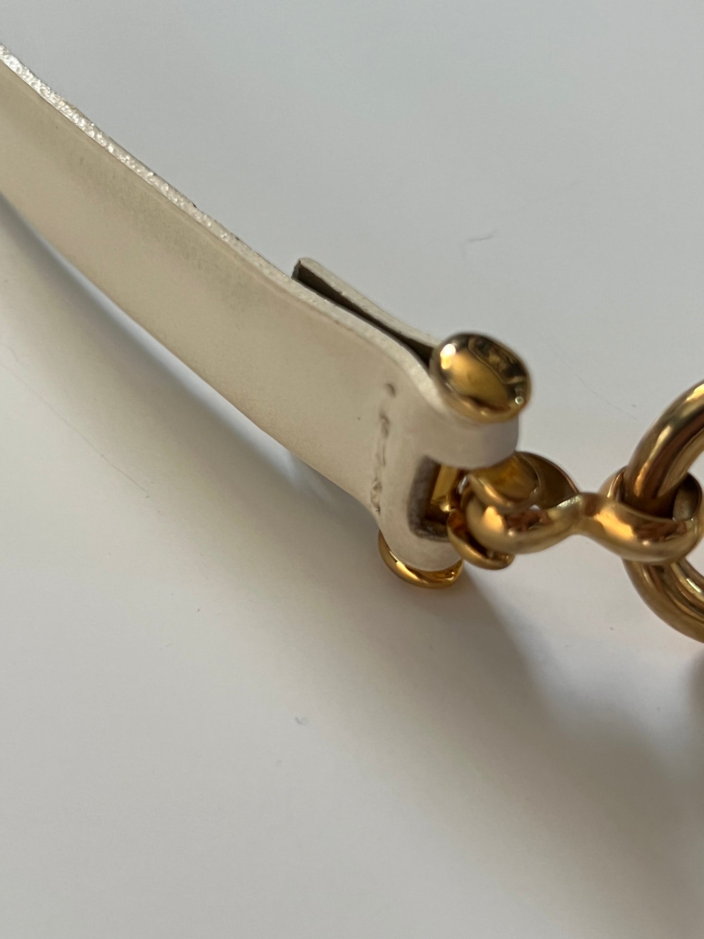 Vintage Nordstrom Leather Chain Statement Belt
