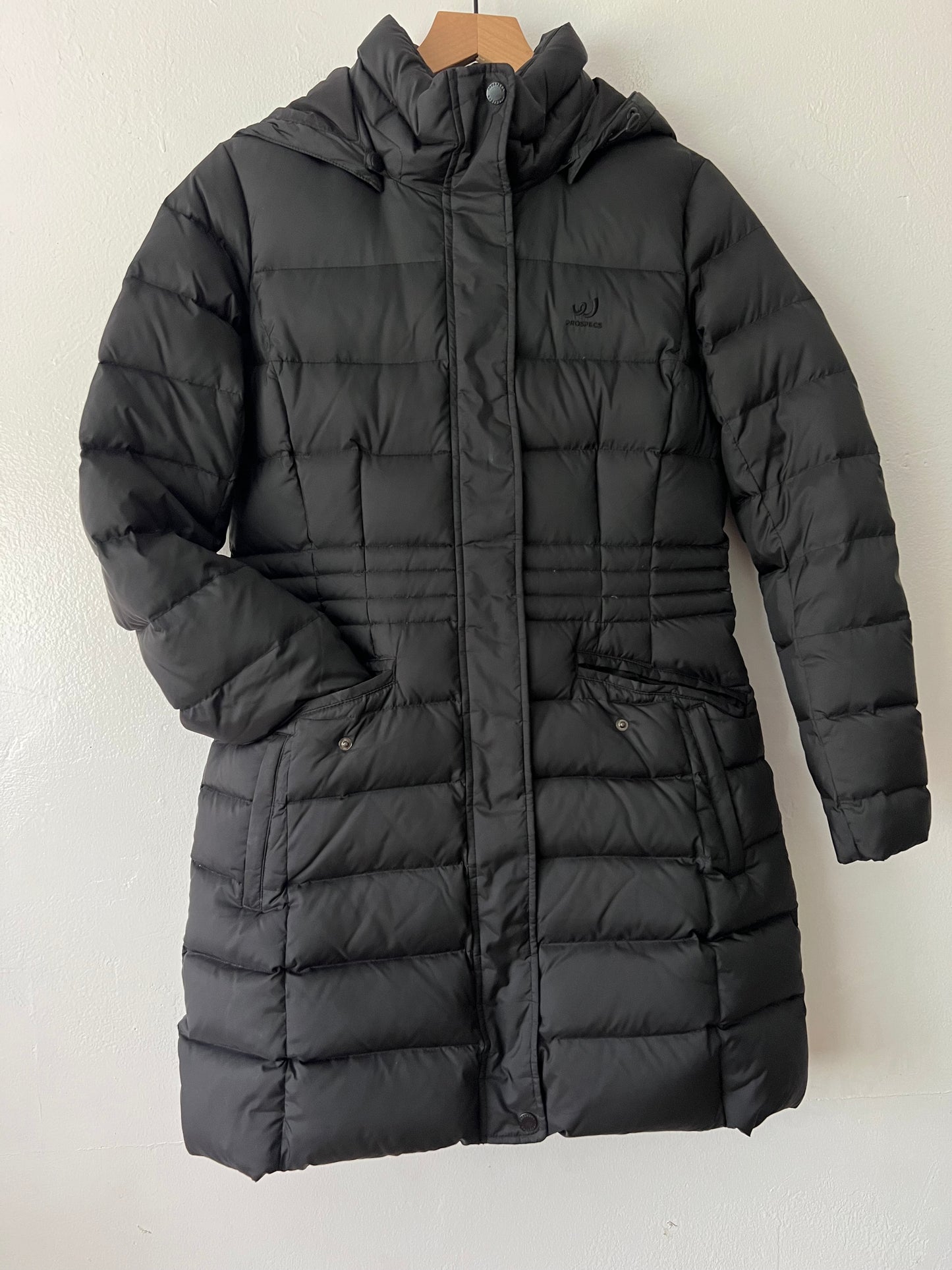 Prospecs Black Long Puffer Winter Jacket