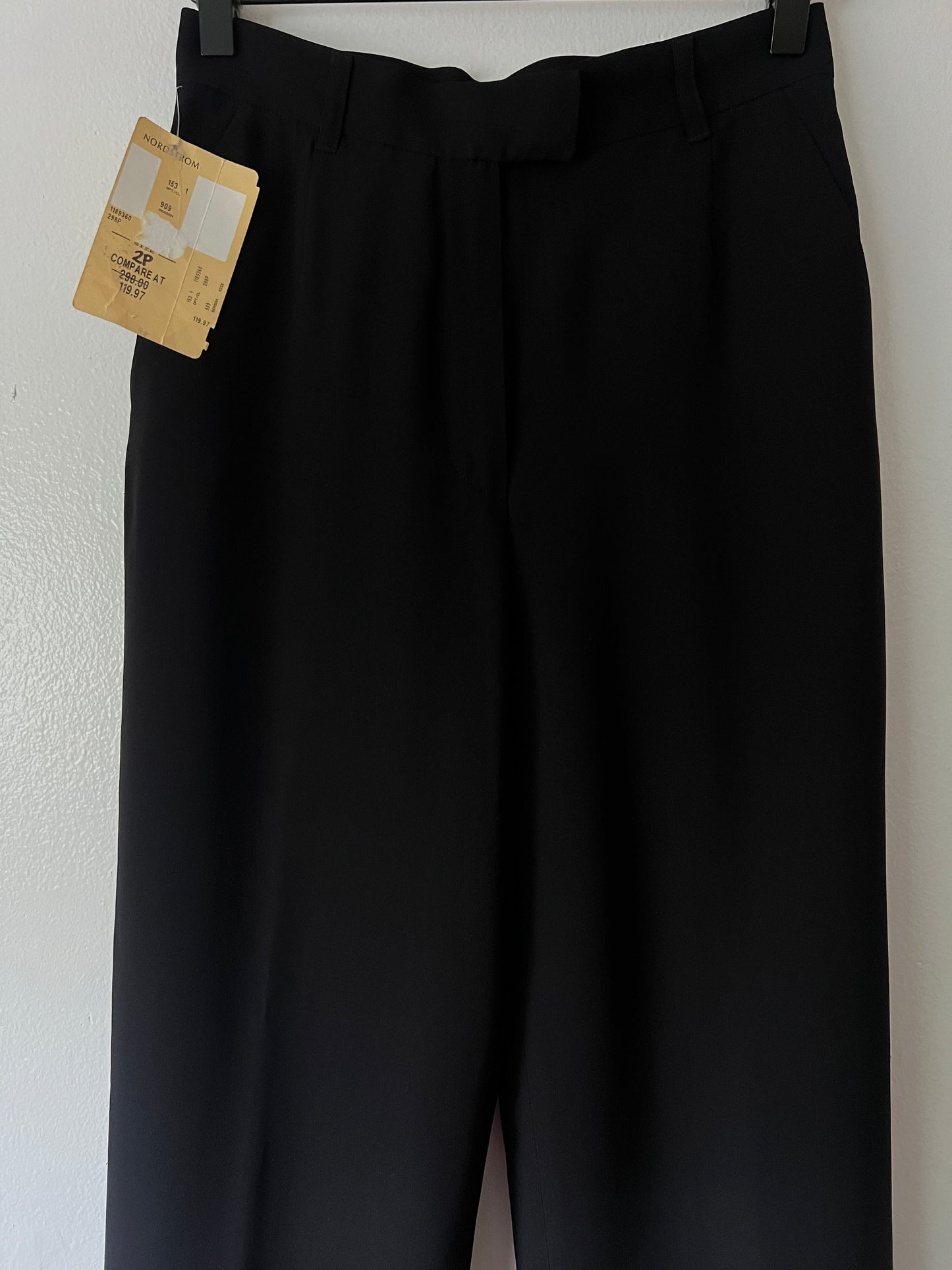 Vintage Emanuel Ungaro Petite Black Slacks