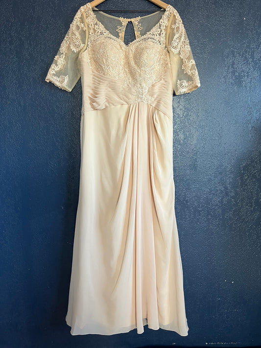JJ’s House Champagne Formal Gown