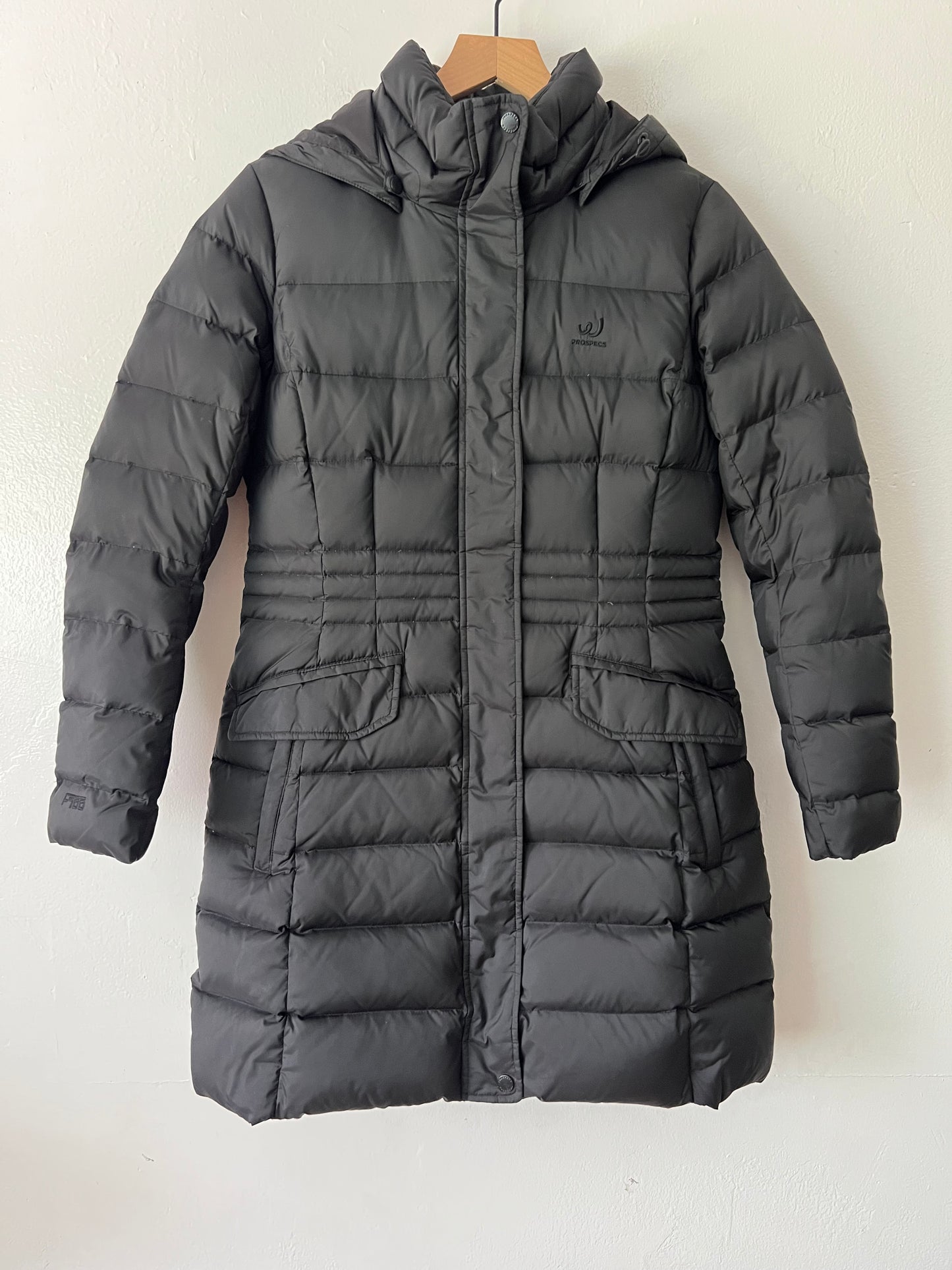 Prospecs Black Long Puffer Winter Jacket