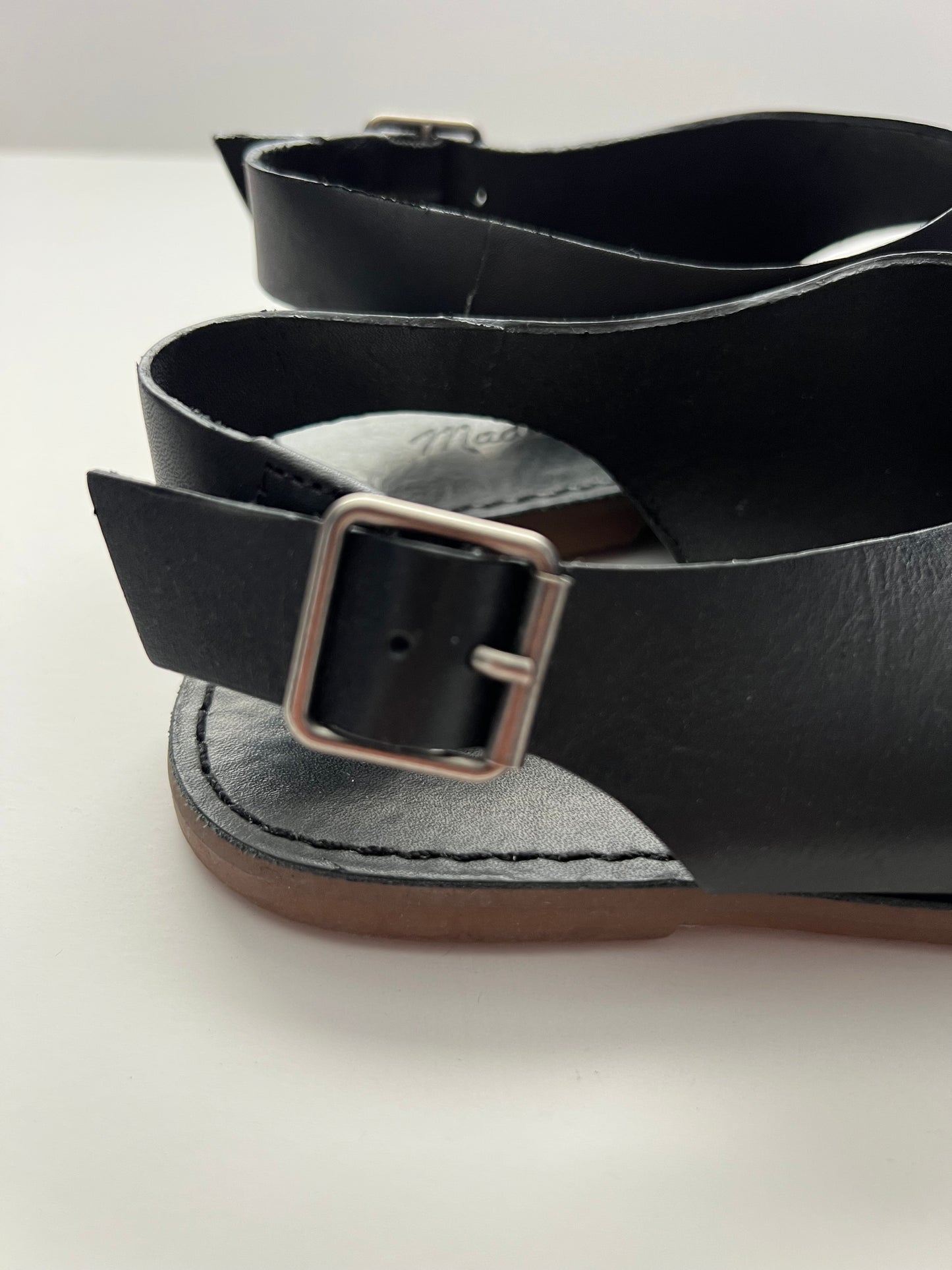 Madewell Boardwalk Crisscross Leather Slingback Sandals