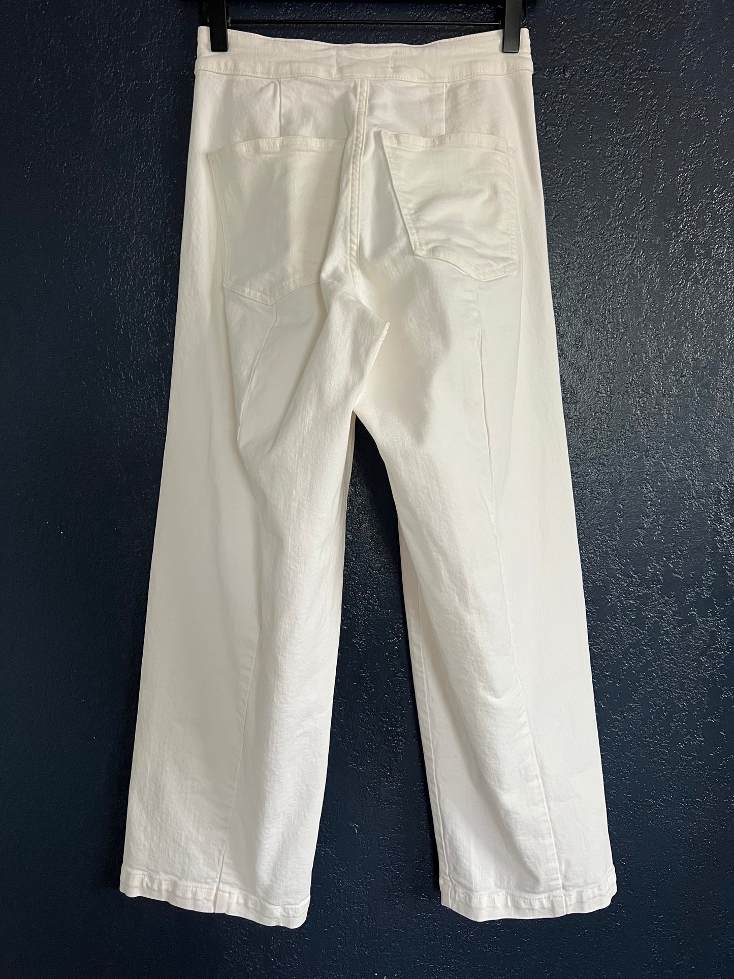 Madewell The Curvy Emmett Wide-Leg Jean in Tile White