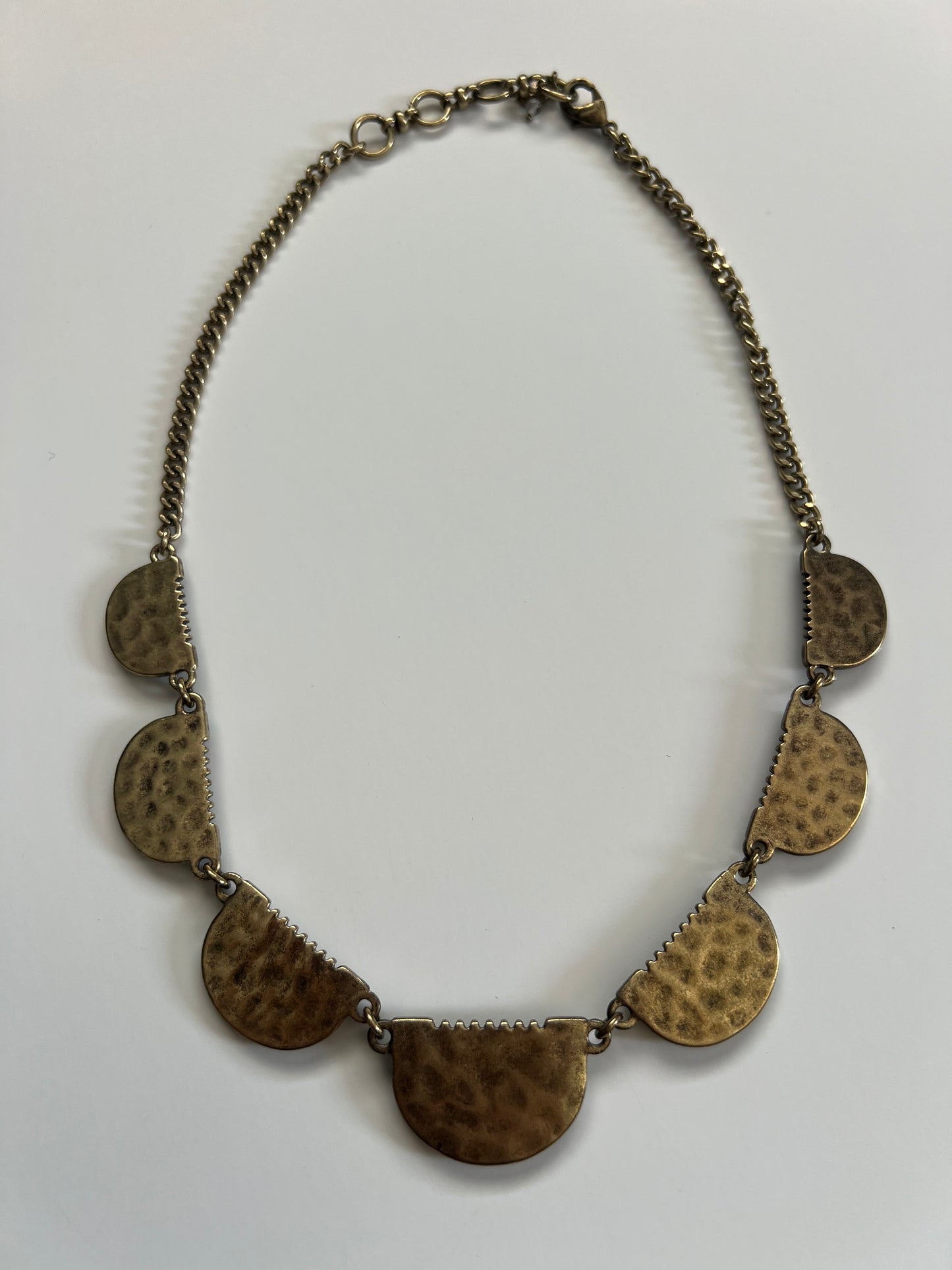 Lucky Brand Gold Tone & Turquoise Collar Necklace