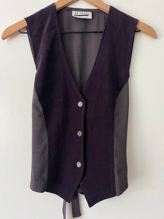Vintage En Focus Studio Tie-Back Vest