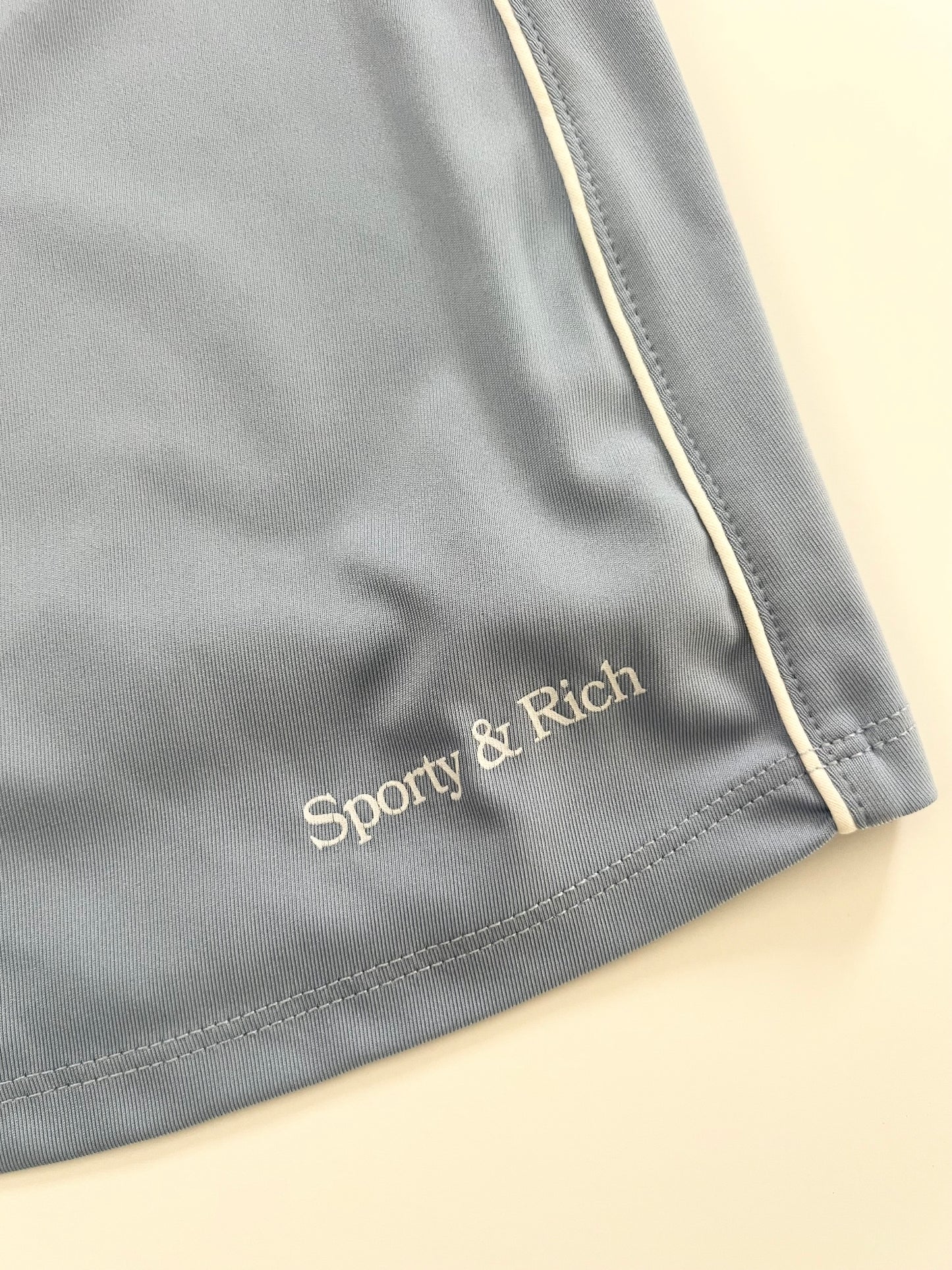 Sporty & Rich Serif Logo Court Skirt