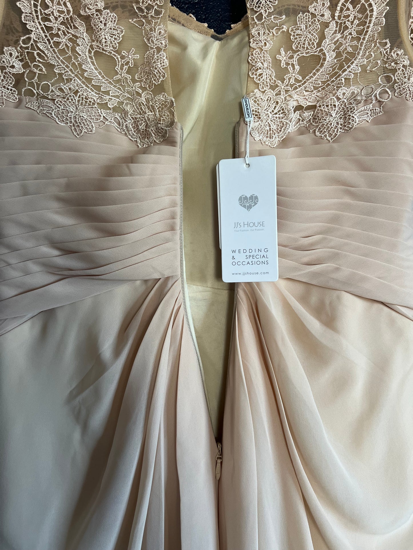 JJ’s House Champagne Formal Gown