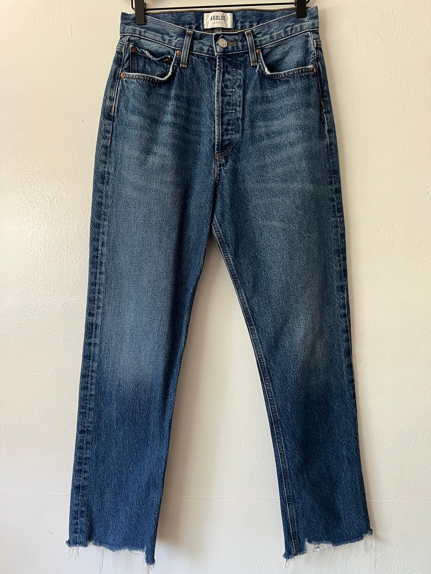 AGOLDE 90s Pinch Waist High-Rise Straight Jeans