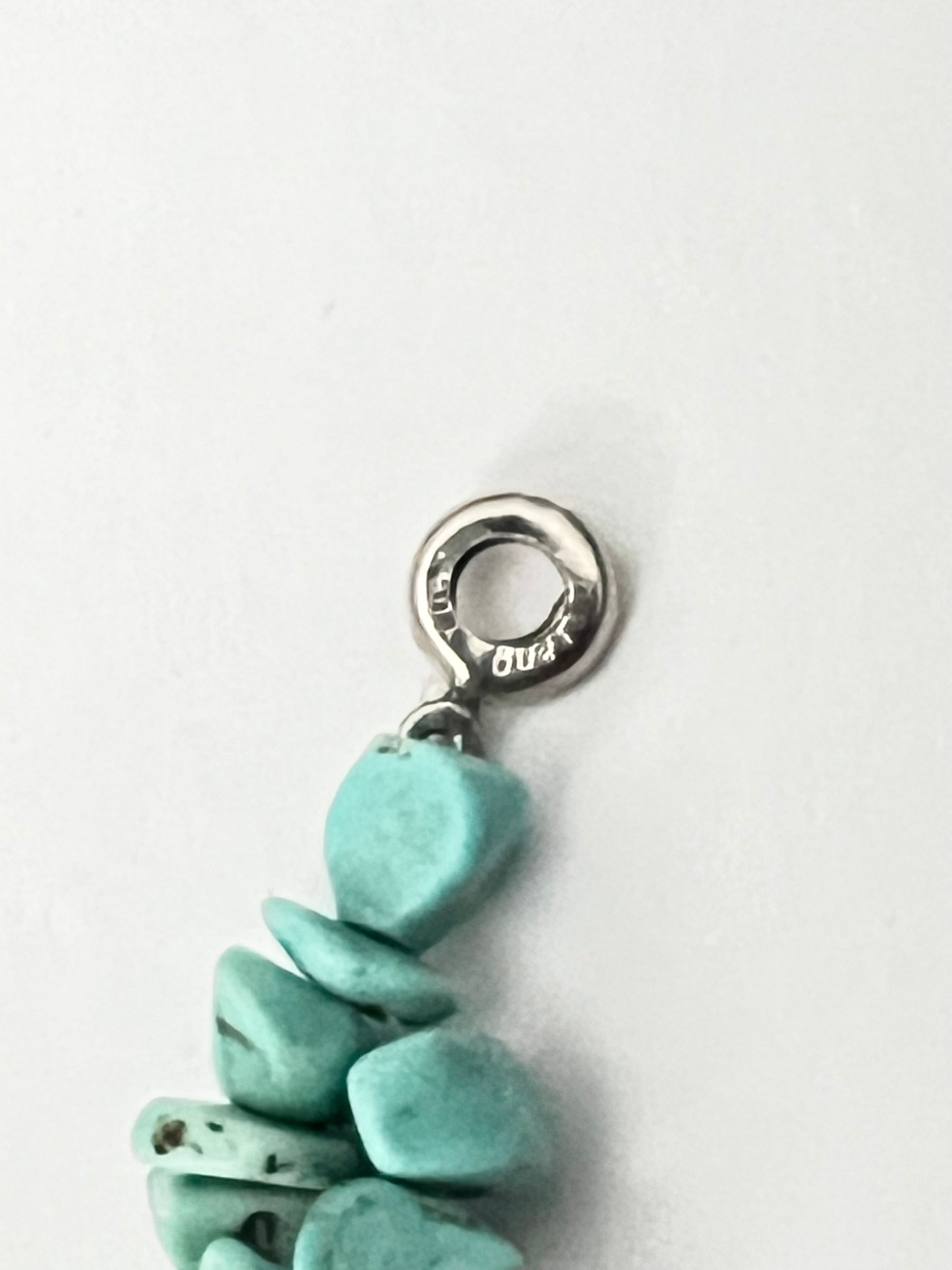 Vintage Teng Yue Turquoise Beaded Bracelet