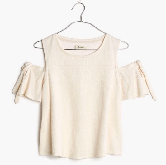 Madewell Skylar Cold Shoulder Top