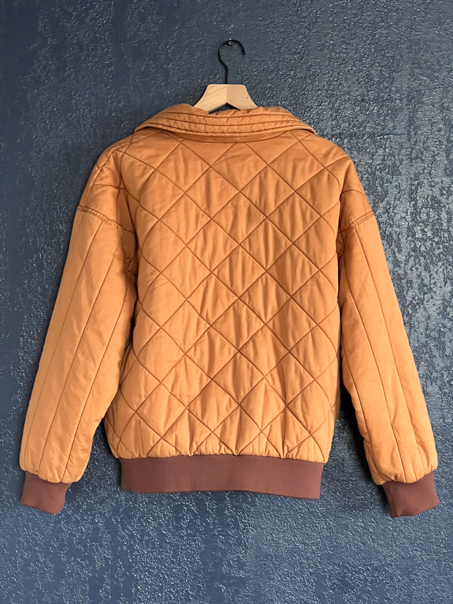 Wild Fable Oversized Quilted Bomber Jacket