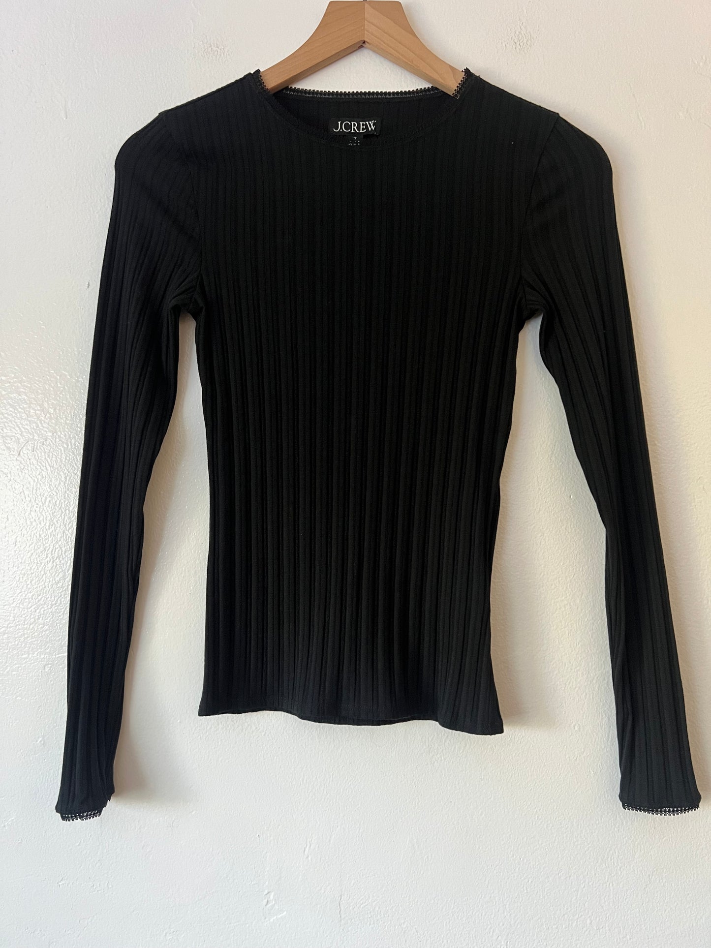 J.Crew Pointelle long-sleeve T-shirt
