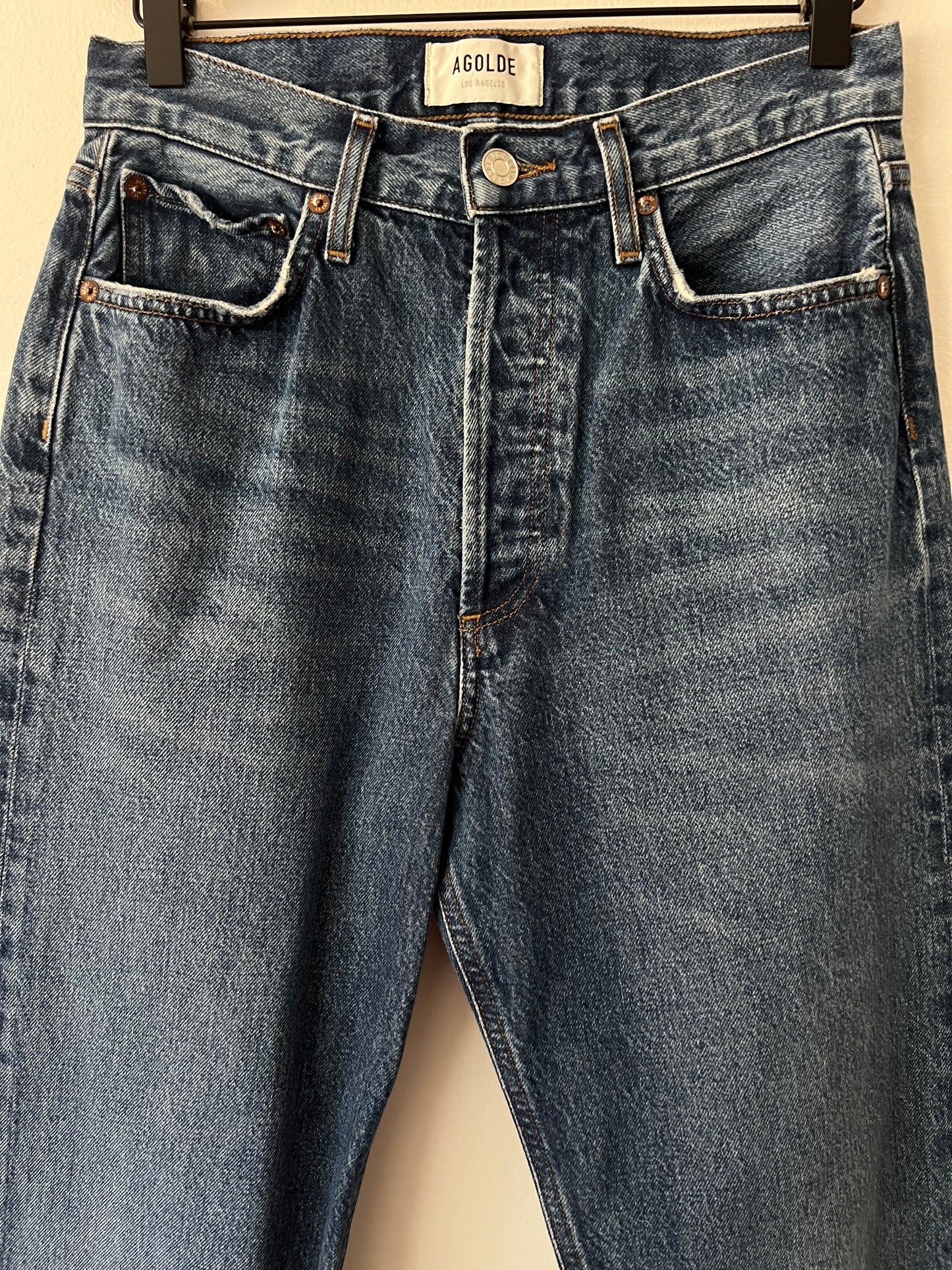 AGOLDE 90s Pinch Waist High-Rise Straight Jeans