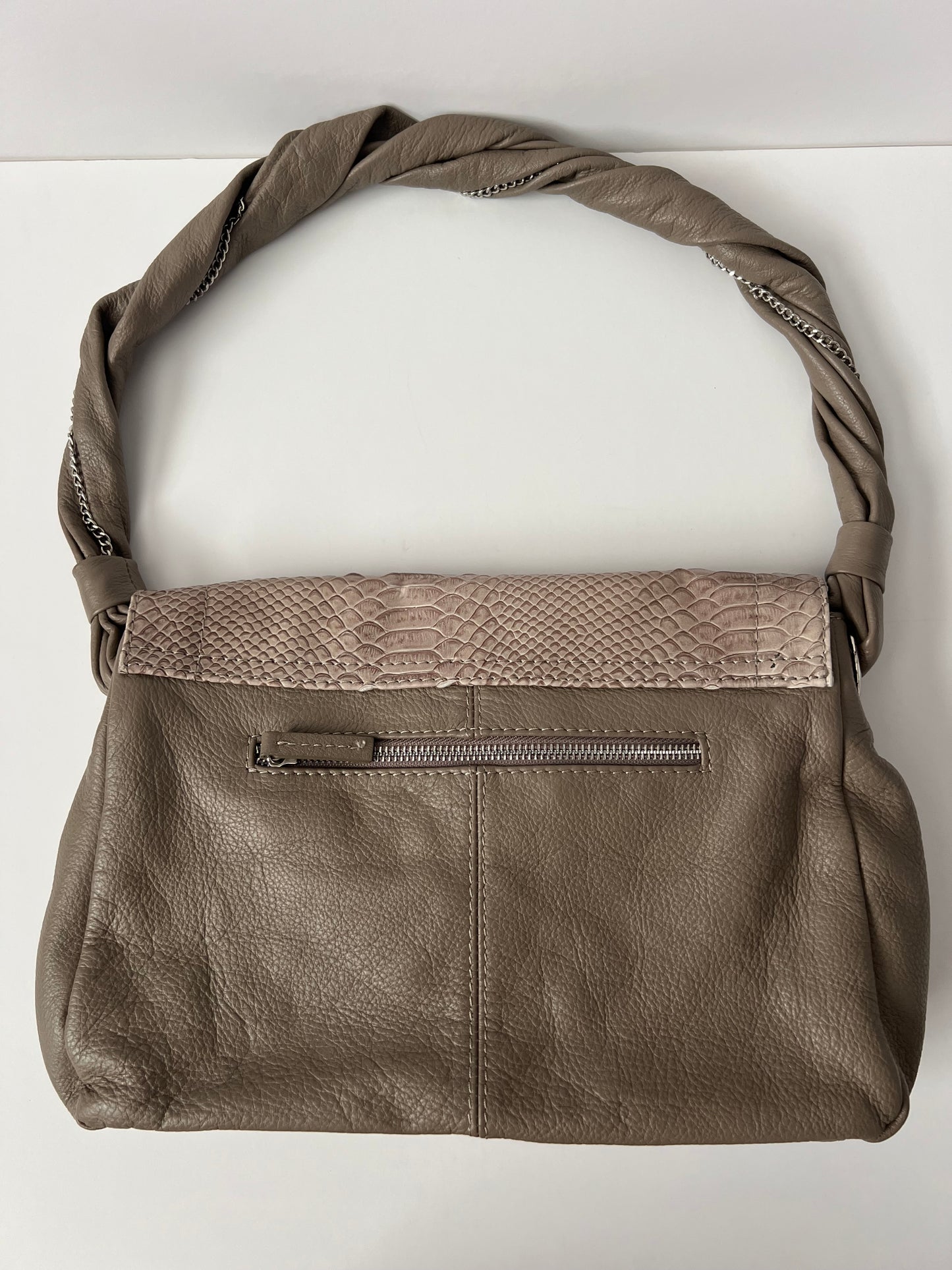 Vince Camuto Crocodile Embossed Shoulder Purse