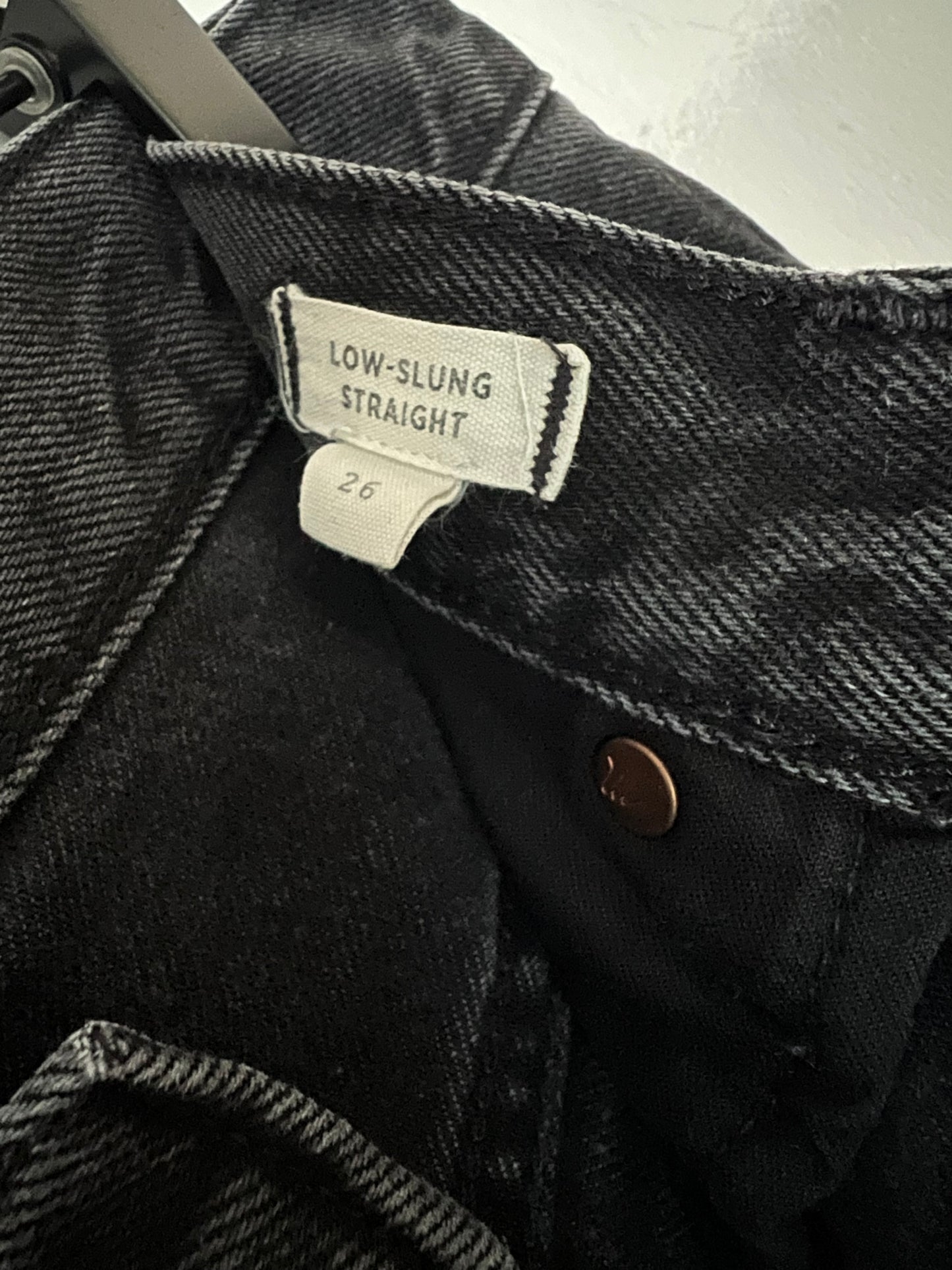 Madewell Low-Slung Straight Jeans