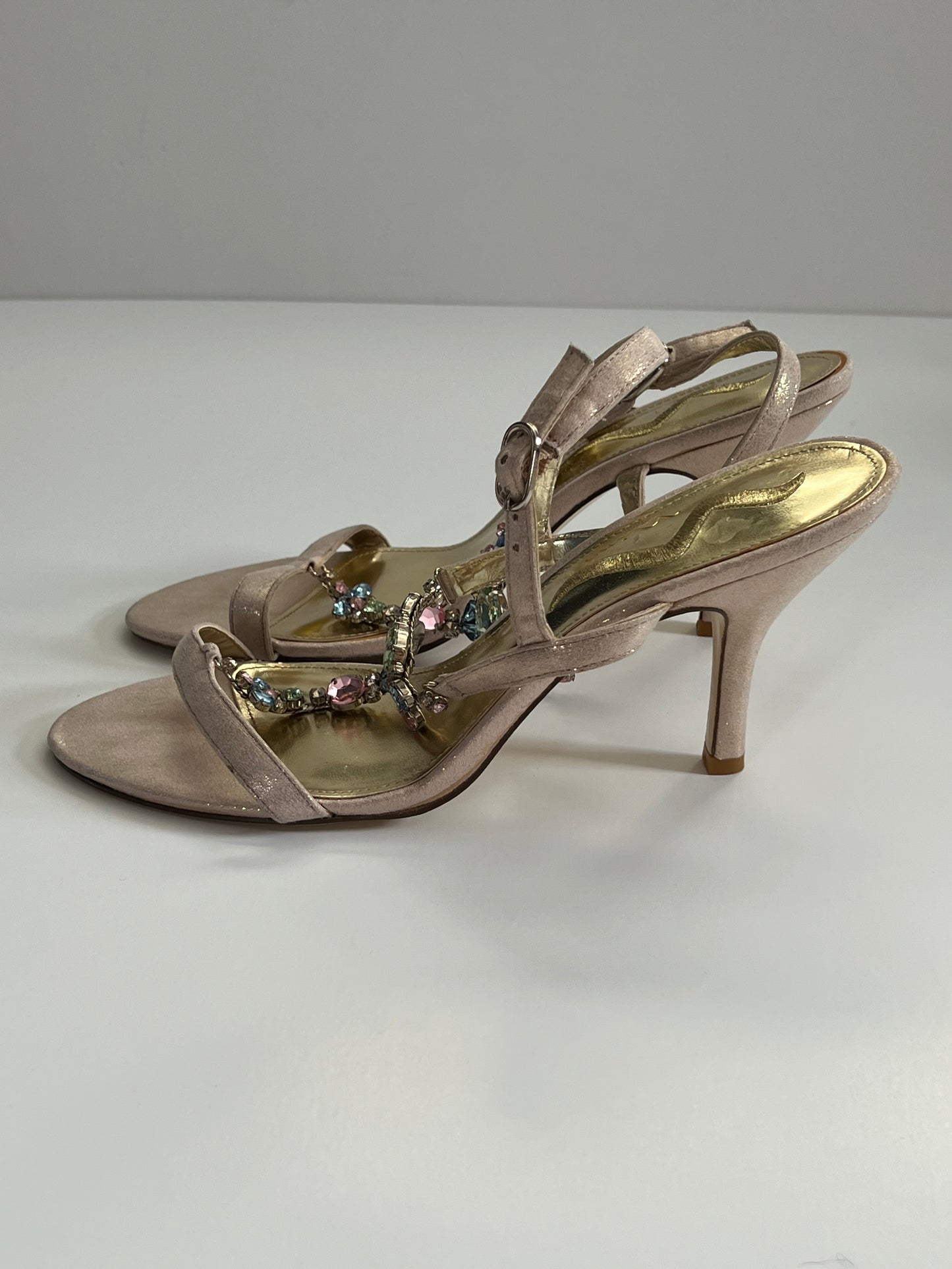 Vintage Nina Jewel Embellished Strappy Heels