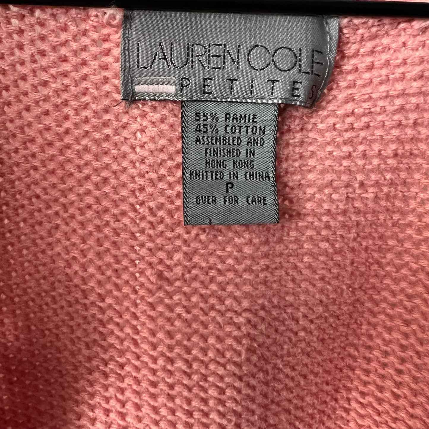 Vintage Lauren Cole Crochet Cardigan