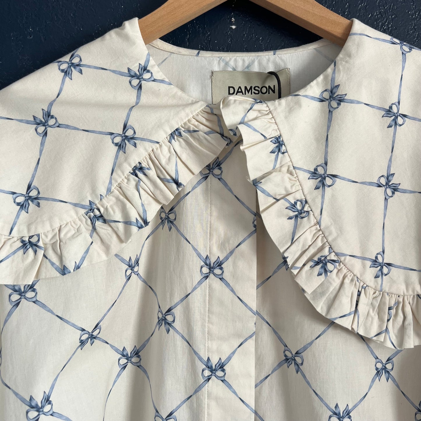 Damson Madder Lola Blouse in Bow Print